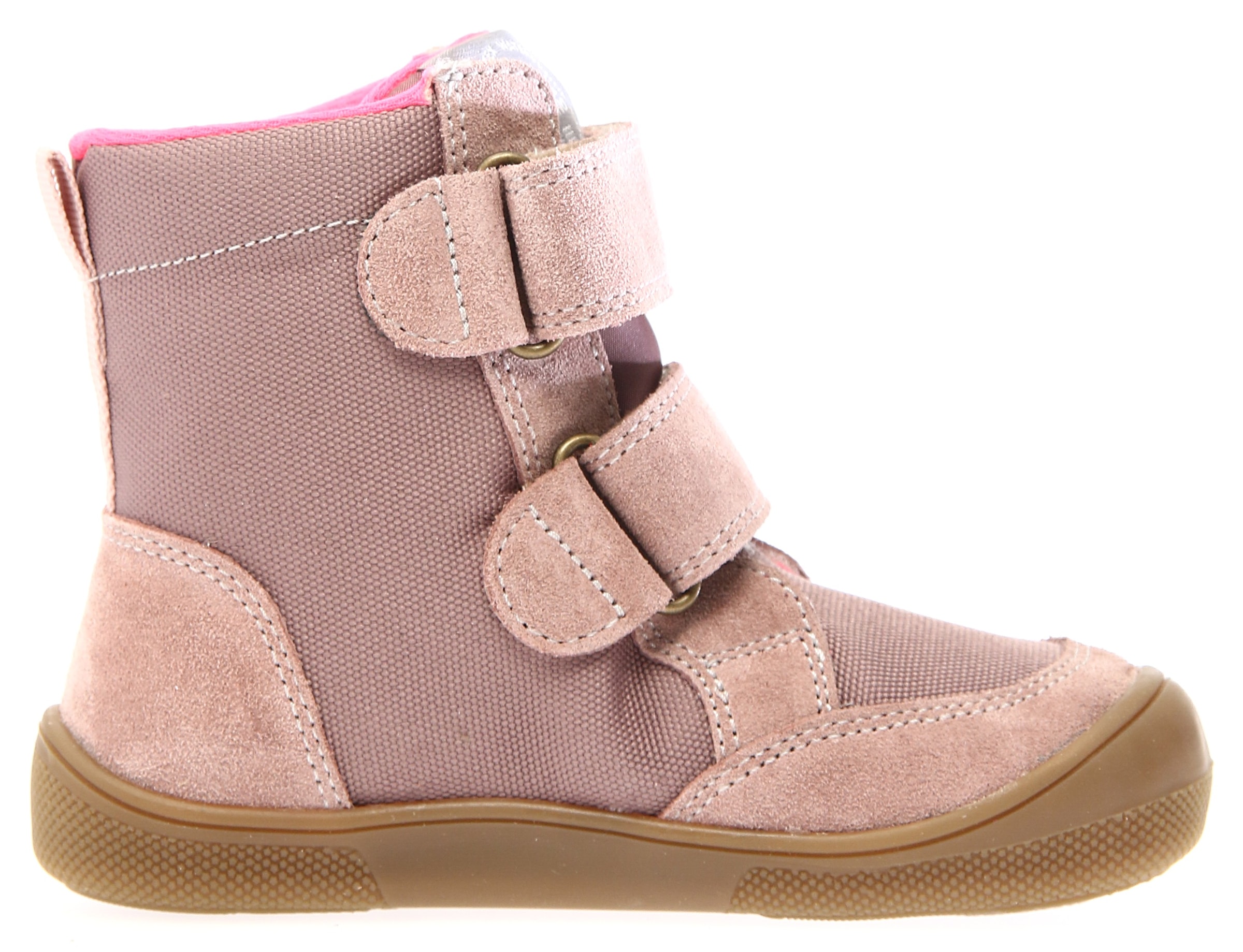 Naturino Bottes d'hiver »BAREFOOT KODDAS VL«  bottes à scratch avec doublure en laine, gabarit de taille à télécharger