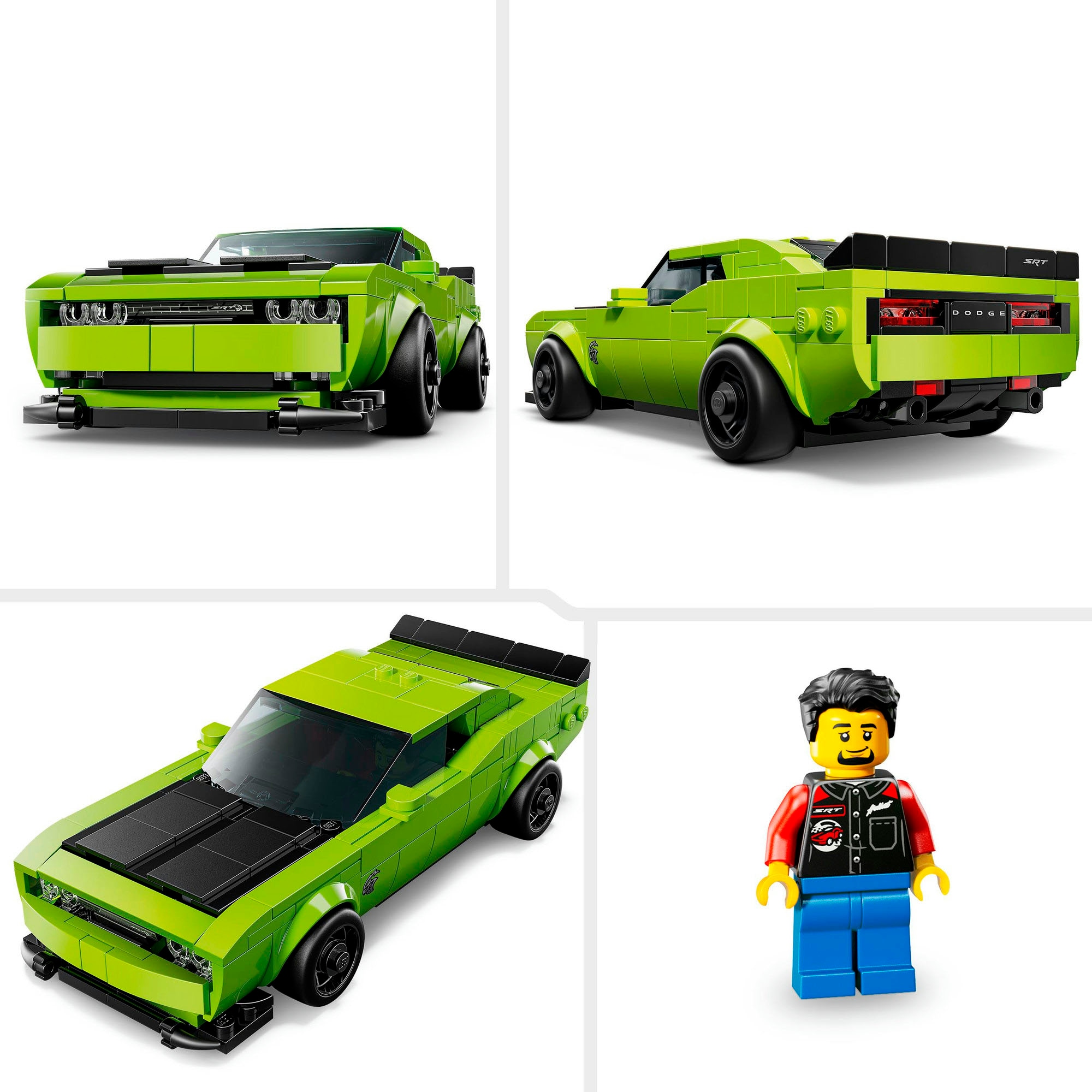 LEGO® Pions de construction »Dodge Challenger SRT Hellcat Sportwagen (77237), LEGO Speed Champions« Made in Europe
