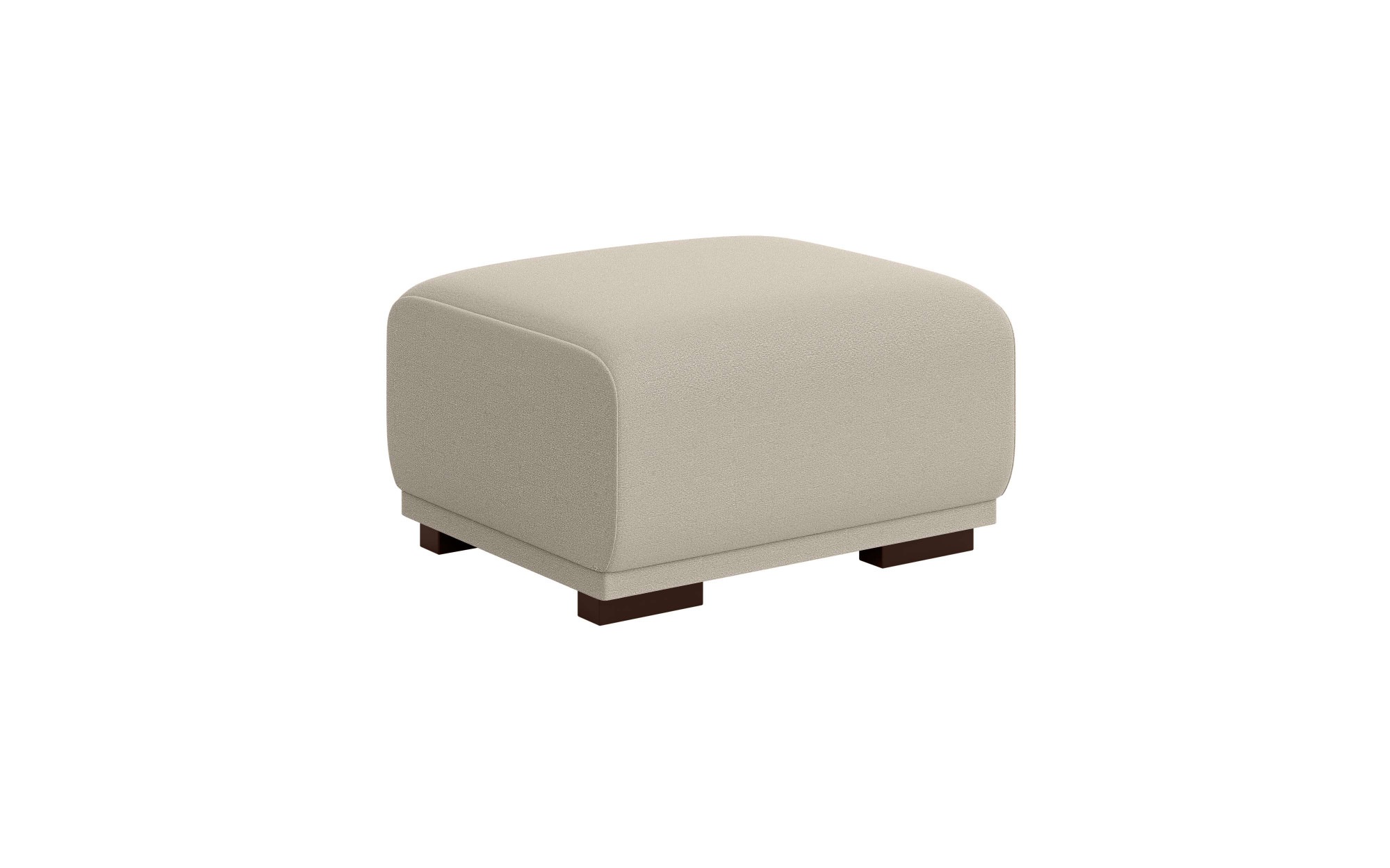Home affaire Polsterhocker »BORNHOLM, kleiner Hocker passend zur Serie, Masse B/T/H: 61/72/46 cm«, mit Wellenfederung, in hochwertiger Verarbeitung