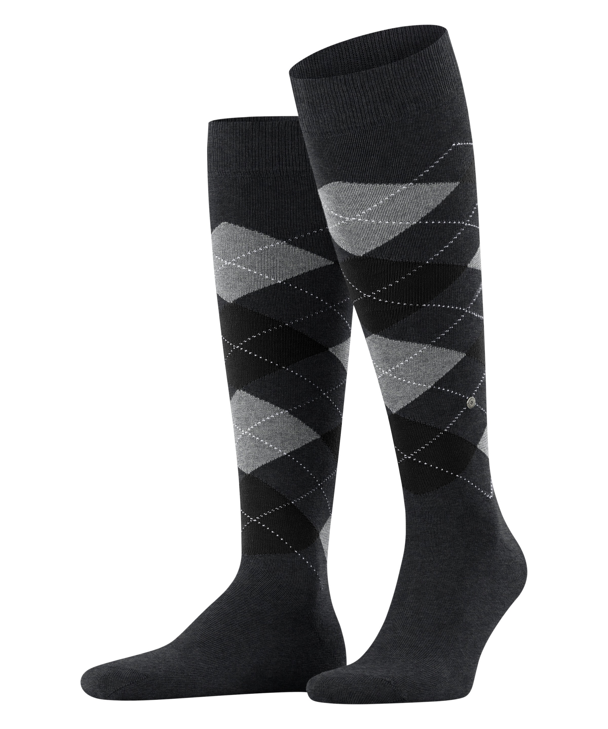 Burlington »King« Taille unique 40-46, motif Argyle, coton peigné