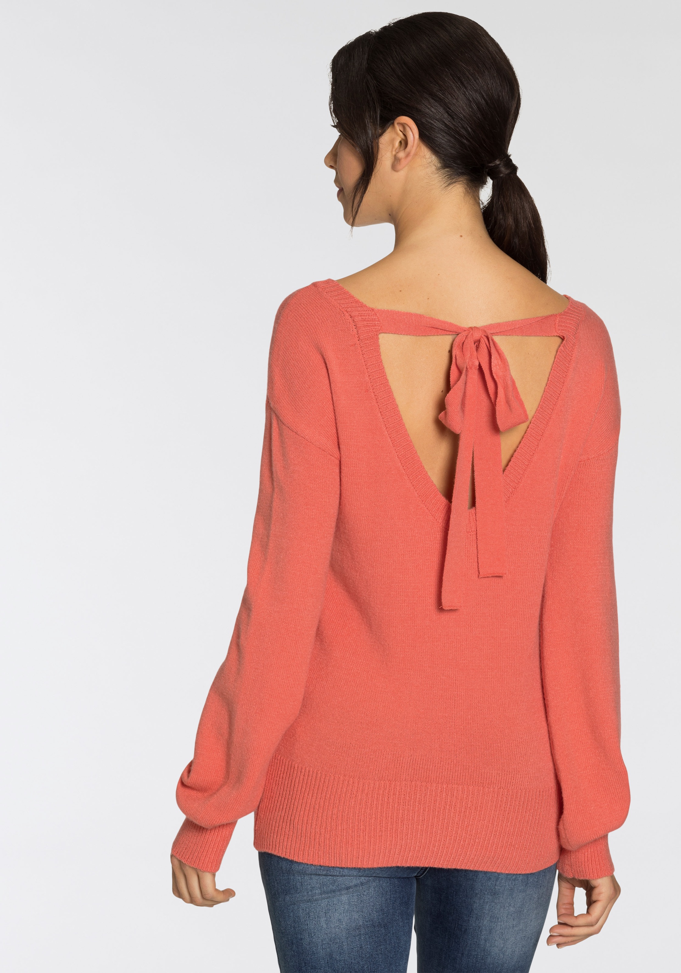 Image of Melrose Rundhalspullover, mit Schleife bei Ackermann Versand Schweiz