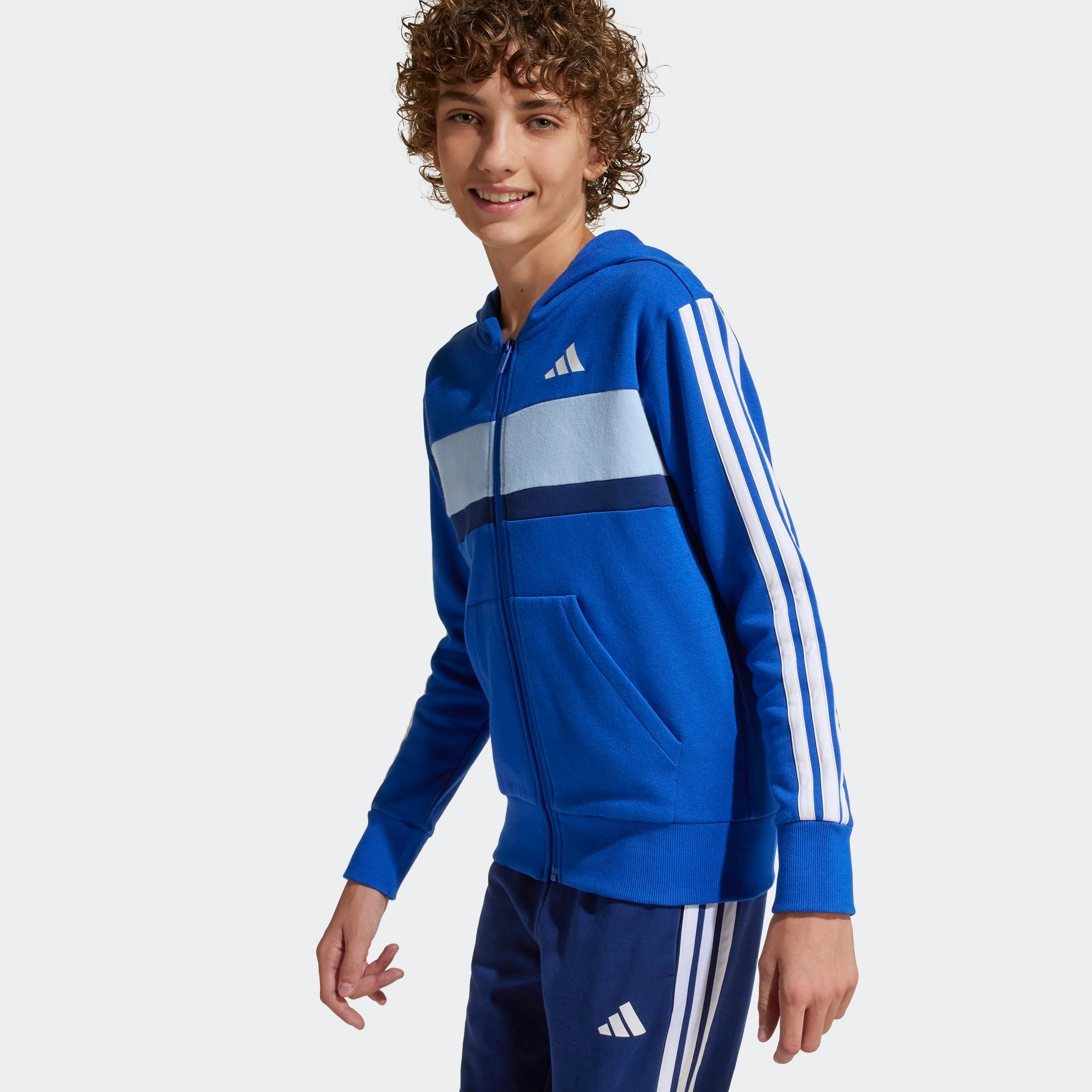 adidas Sportswear Trainingsanzug »J 3S TIB FL TS«, (2 tlg.)