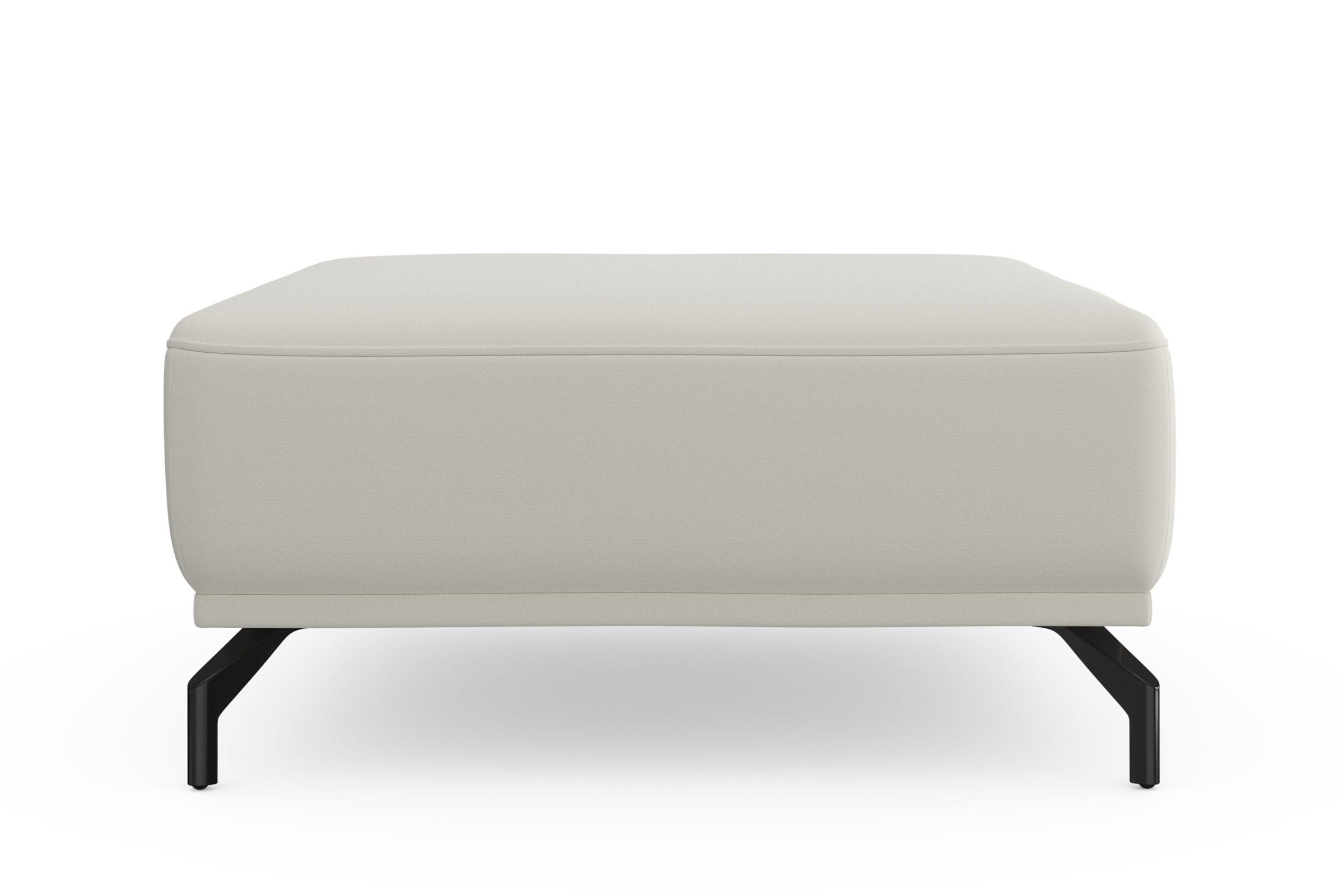sit&more Hocker »Bailando«, mit Federkern und schwarzen, matten Metallfüssen