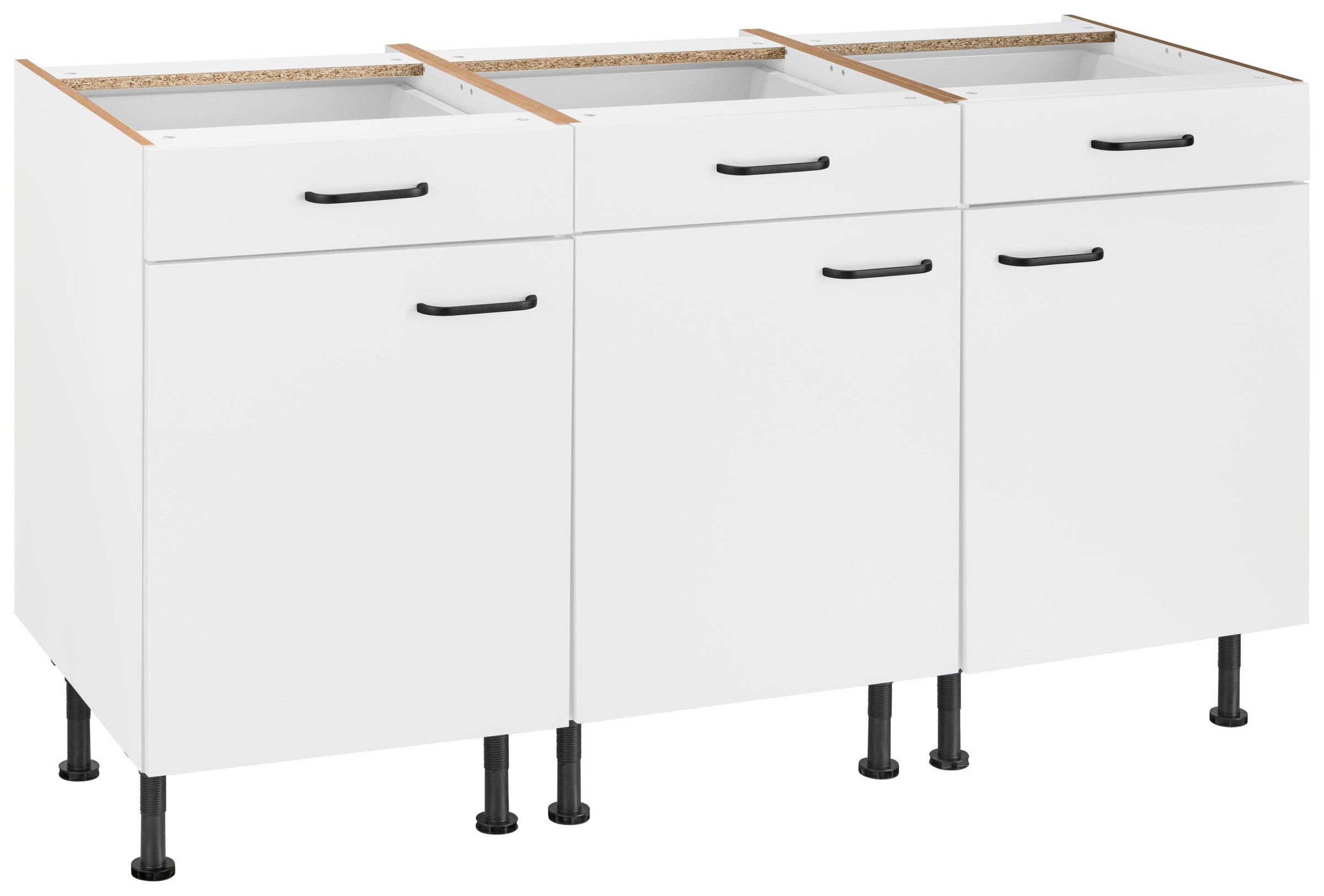 Image of OPTIFIT Unterschrank »Elga«, mit Soft-Close-Funktion, Vollauszügen, höhenverstellbaren Füssen und Metallgriffen, Breite 150 cm bei Ackermann Versand Schweiz