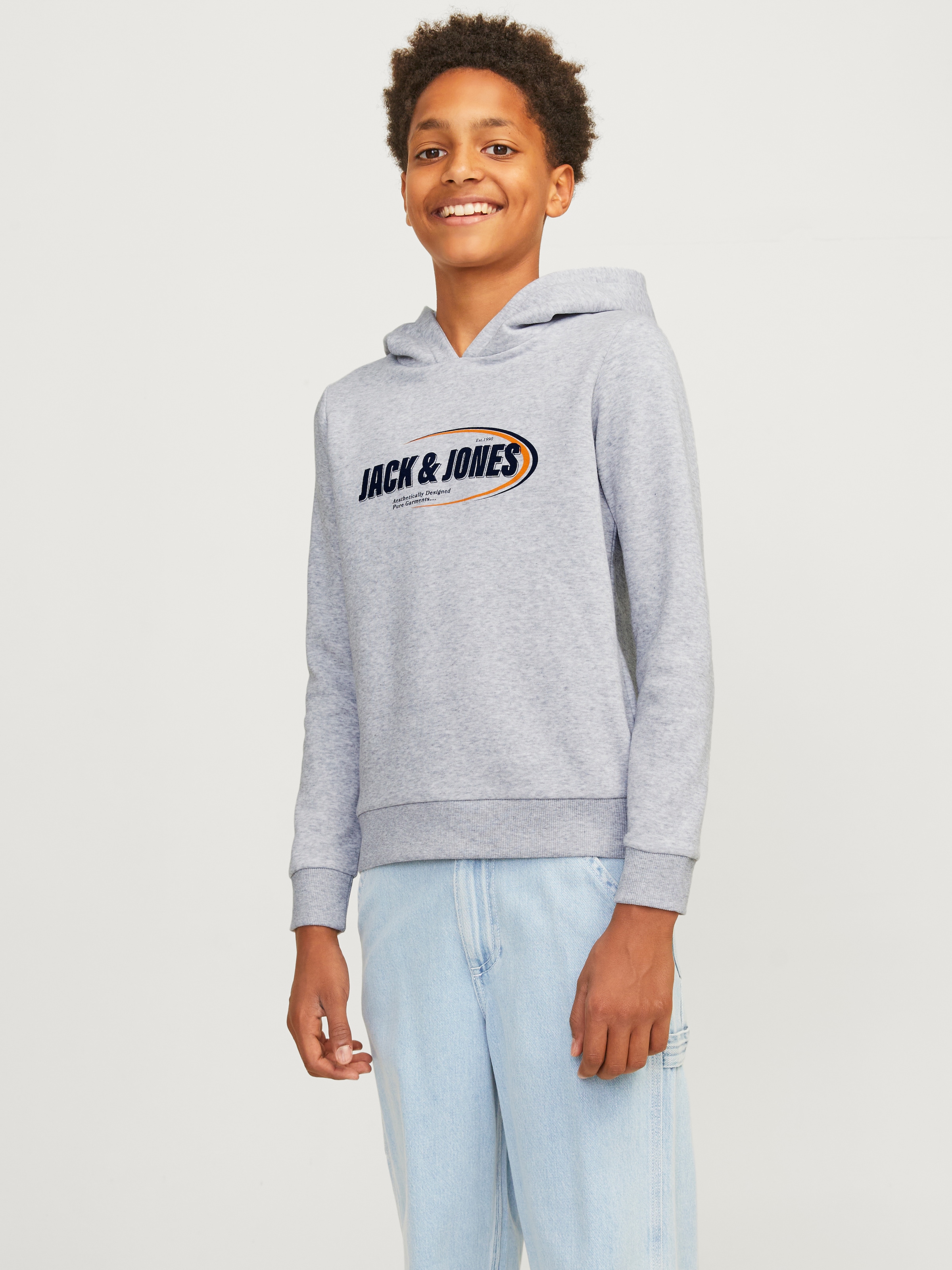 Jack & Jones Junior Kapuzensweatshirt »JCORAY BRANDING SWEAT HOOD FST JNR«