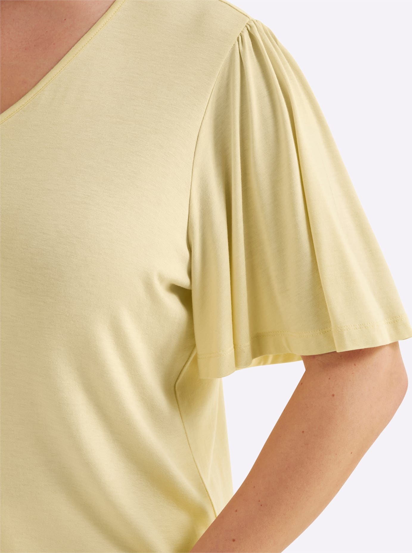 Sheego T-shirt »Kurzarm-Shirt« 1