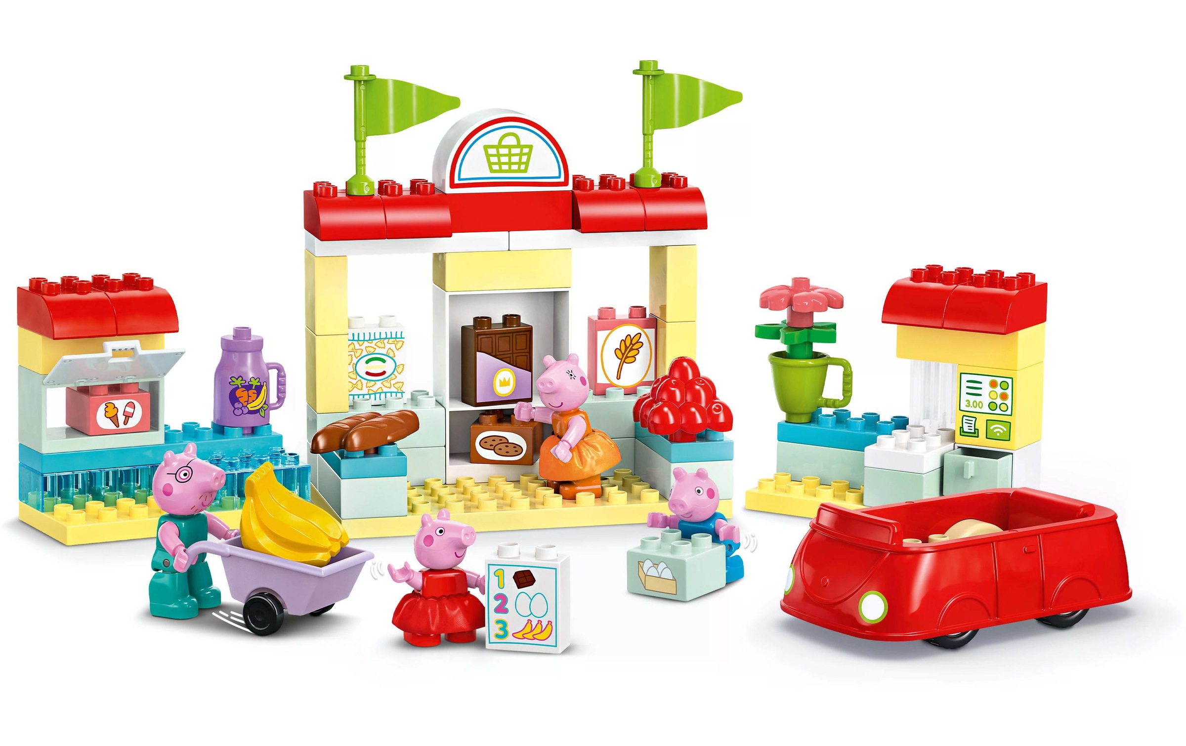 LEGO® Spielbausteine »DUPLO® Peppas Supermarkt 10434«, (70 St.)