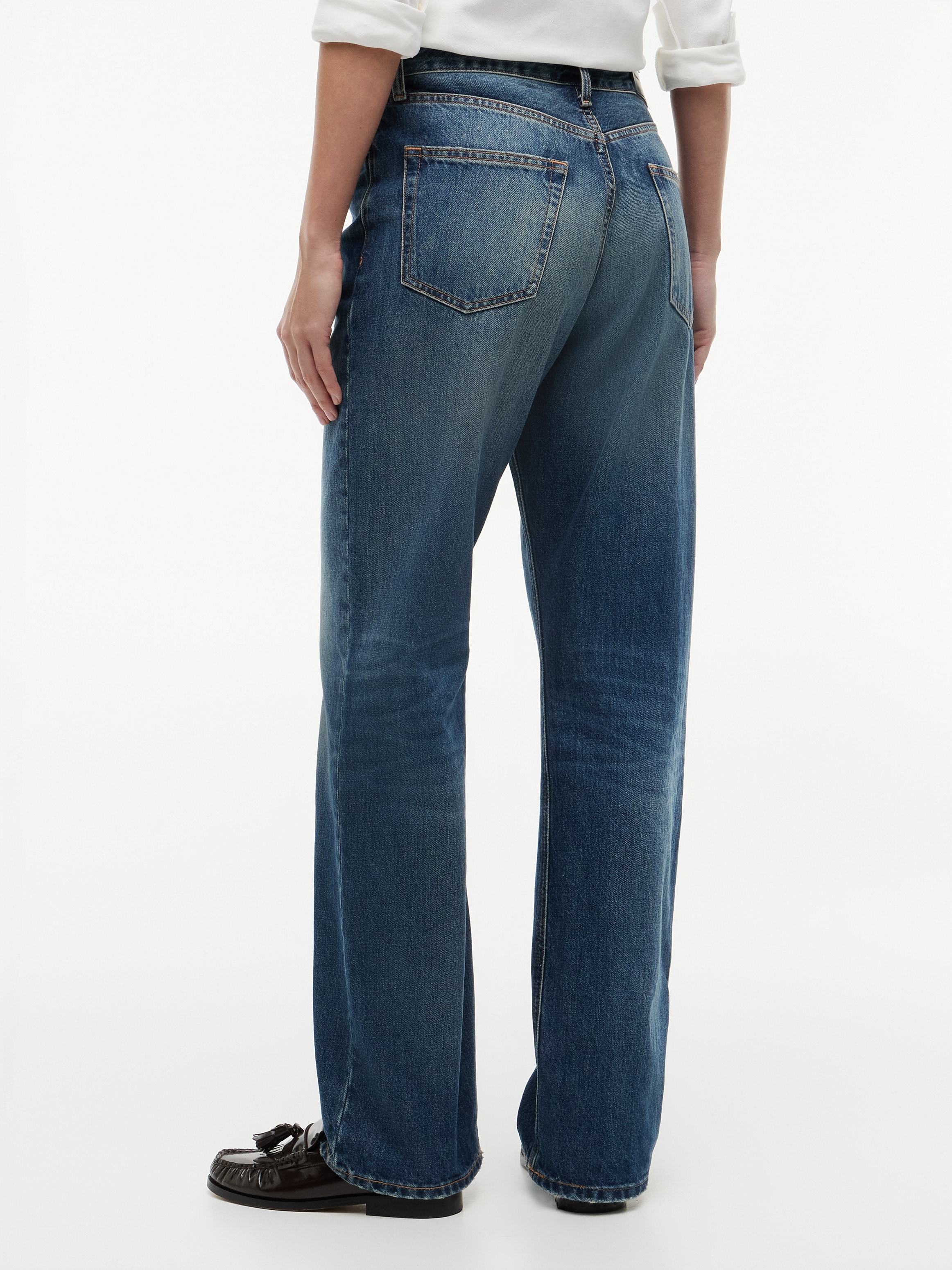 Tommy Hilfiger Straight-Jeans »LOOSE STRAIGHT CAM RW« Baumwolle, straight fit, regular waist