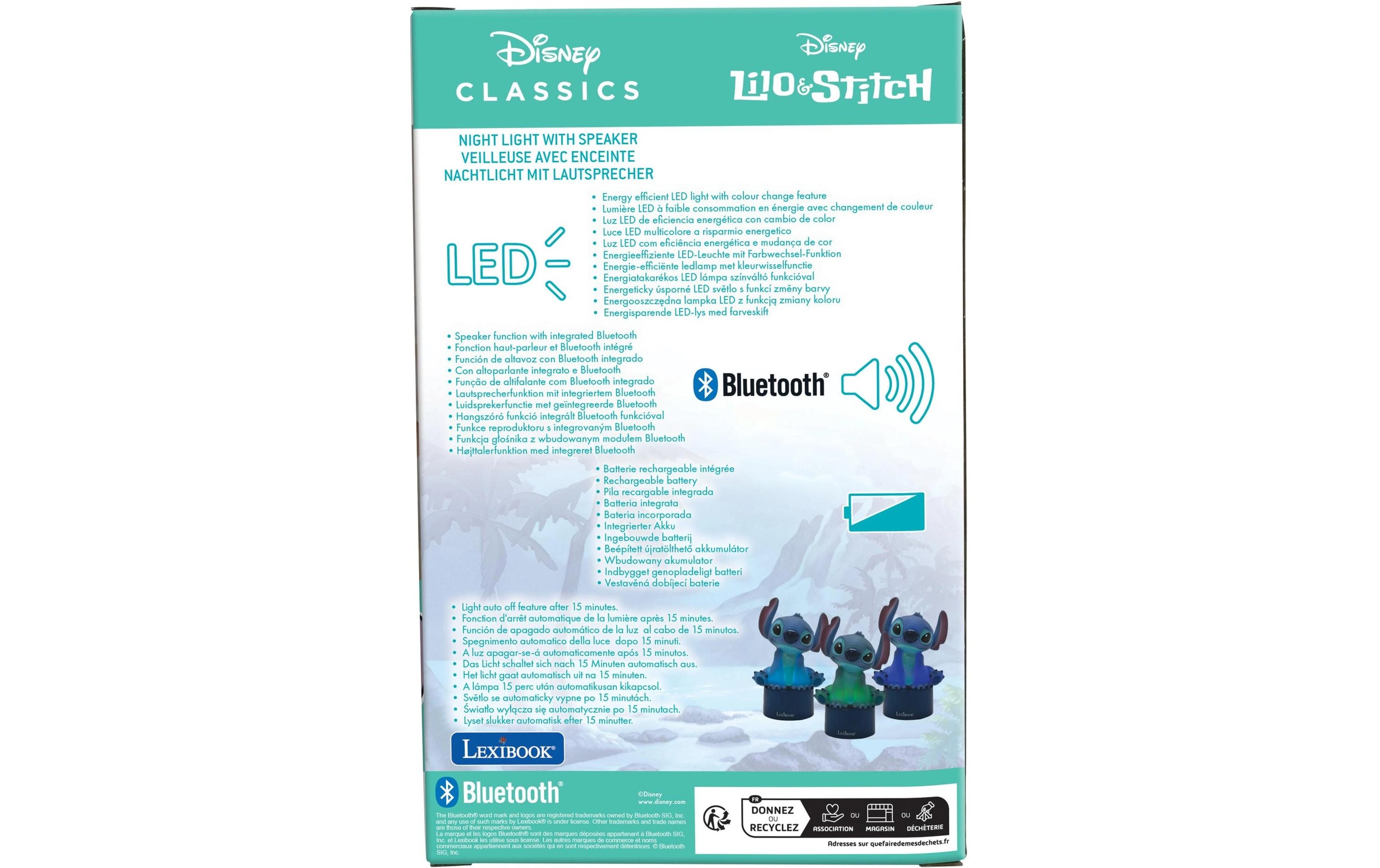 Lexibook® Veilleuse »Stitch Bluetooth«