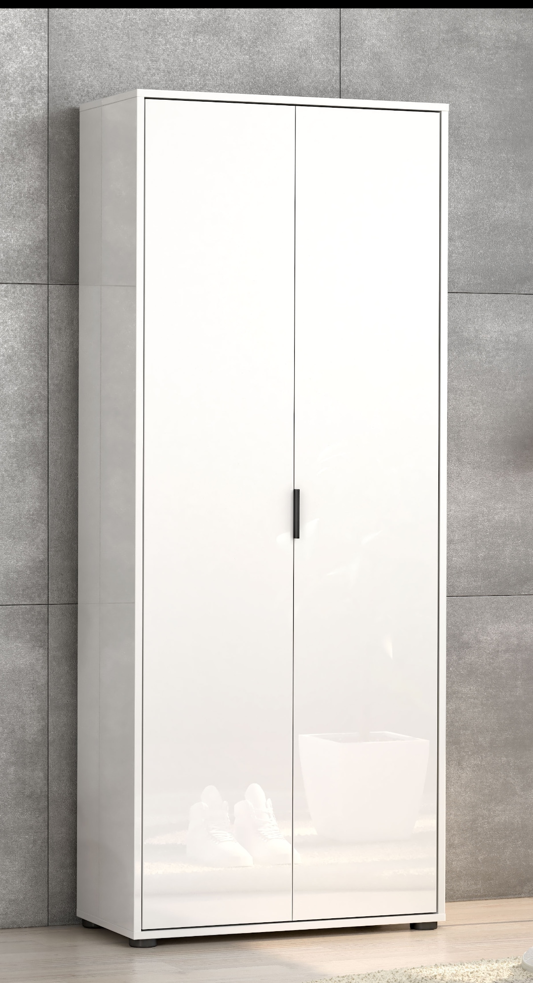 INOSIGN Armoire multi-usages »Stauraumschrank , Breite 72,5 cm , Höhe 178 cm« 1 cuis tlg. 2-türiger Schrank, 3 kleine + 1 grosser Boden, hochglanz lackiert