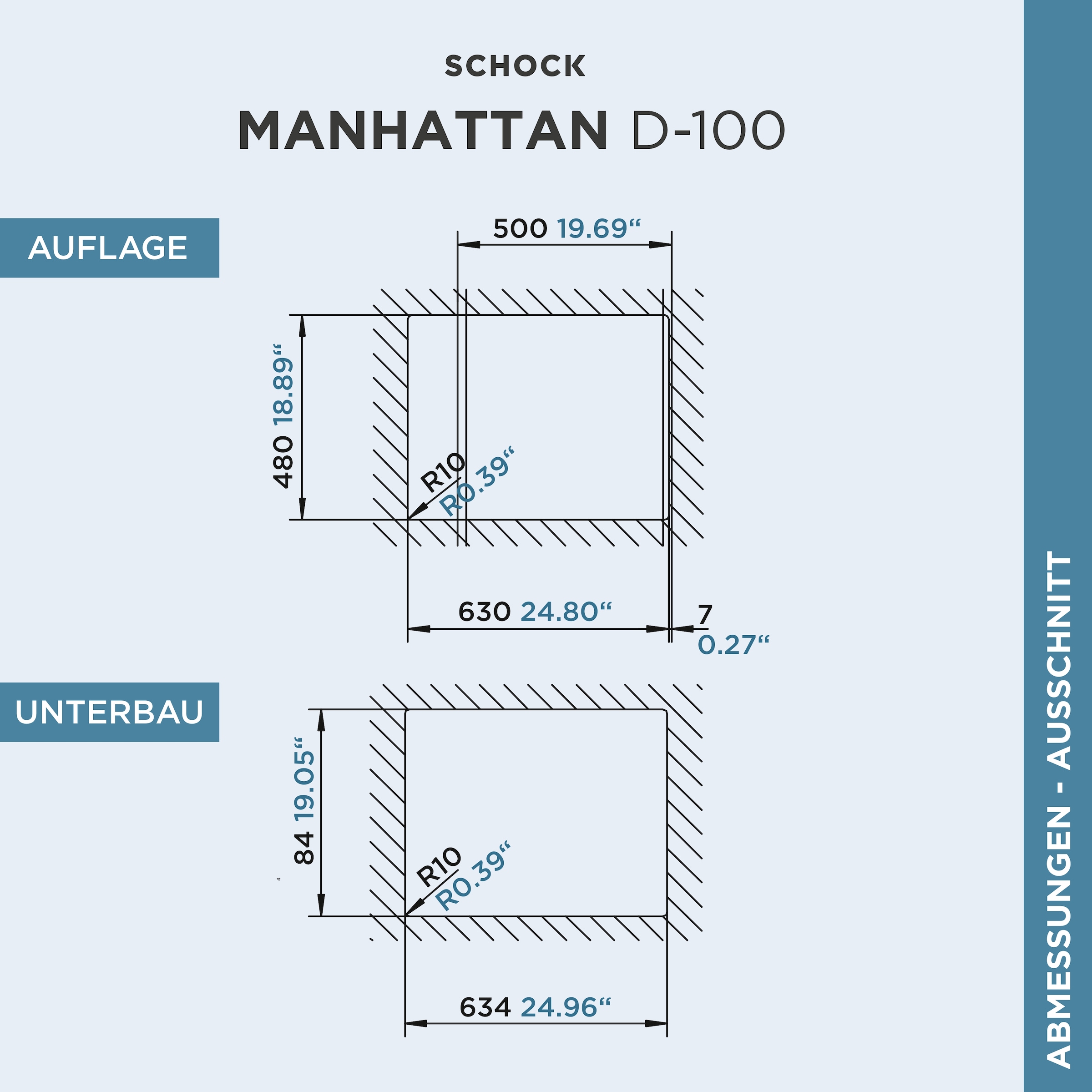 Schock Évier en granit »Lucca Plus«