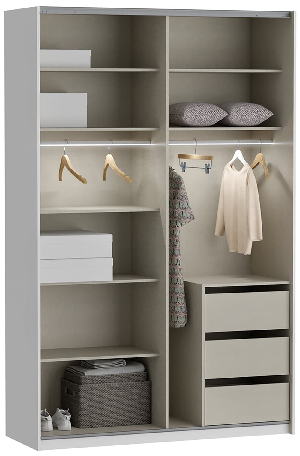 FORTE Einlegeboden Einlegeböden 2,2 cm Stärke, optional bestellbar, 3er Set