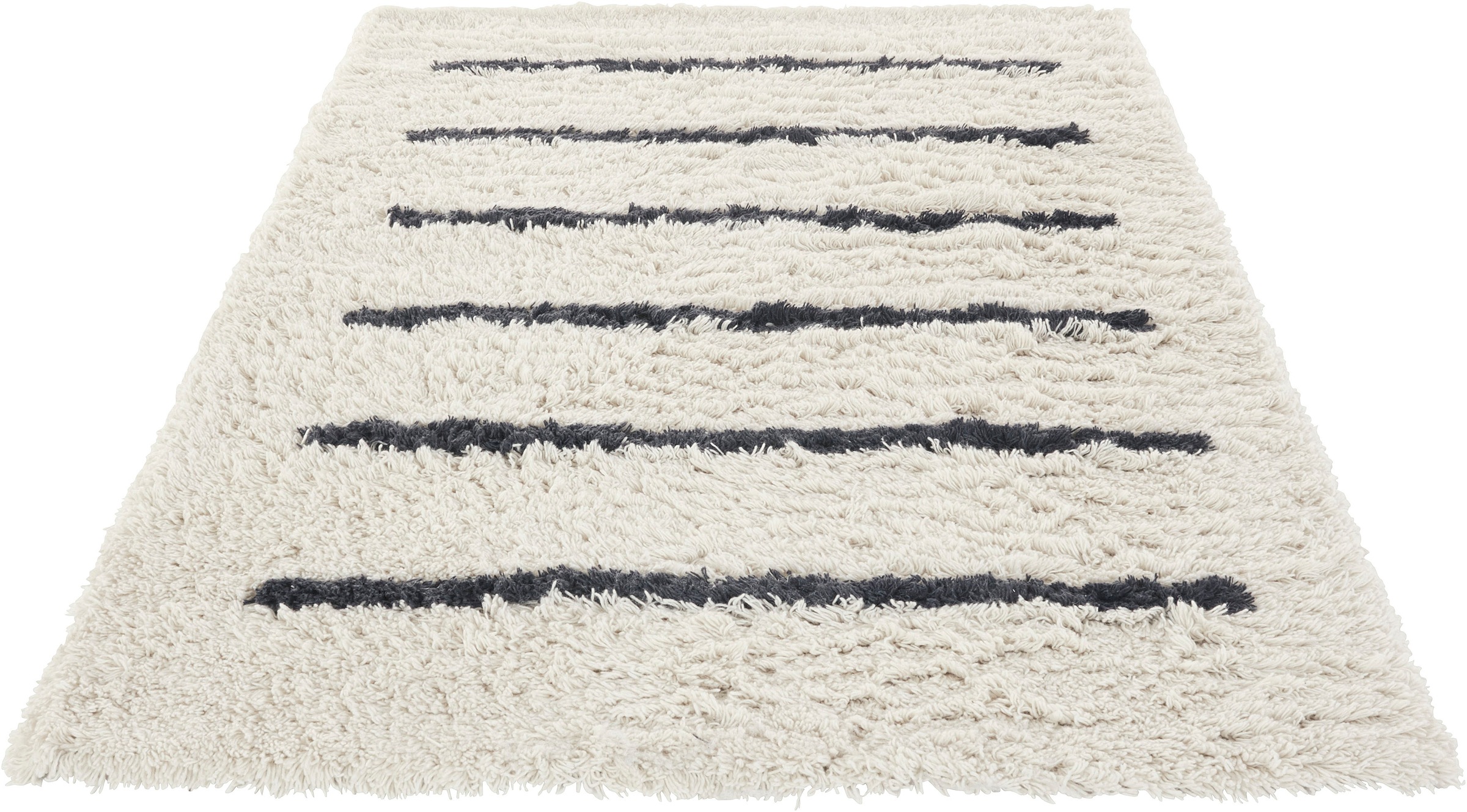 Image of LeGer Home by Lena Gercke Wollteppich »Lean«, rechteckig, 50 mm Höhe, weiche Haptik, Teppich im Boho Look, ideale Teppiche für Wohnzimmer, Schlafzimmer & Flur bei Ackermann Versand Schweiz