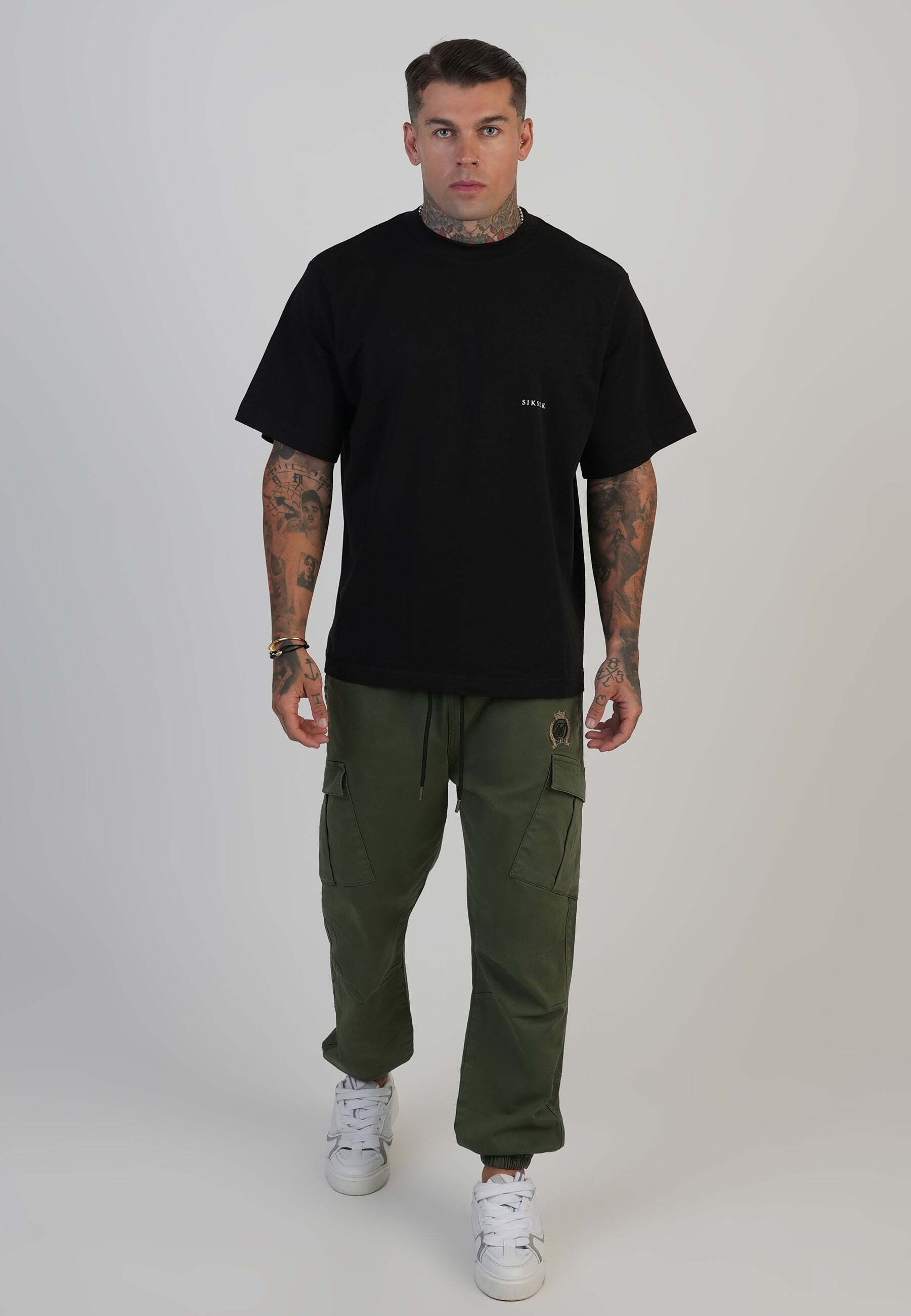 Siksilk Cargohose »Siksilk Cargohose Slim Fit Cargos«