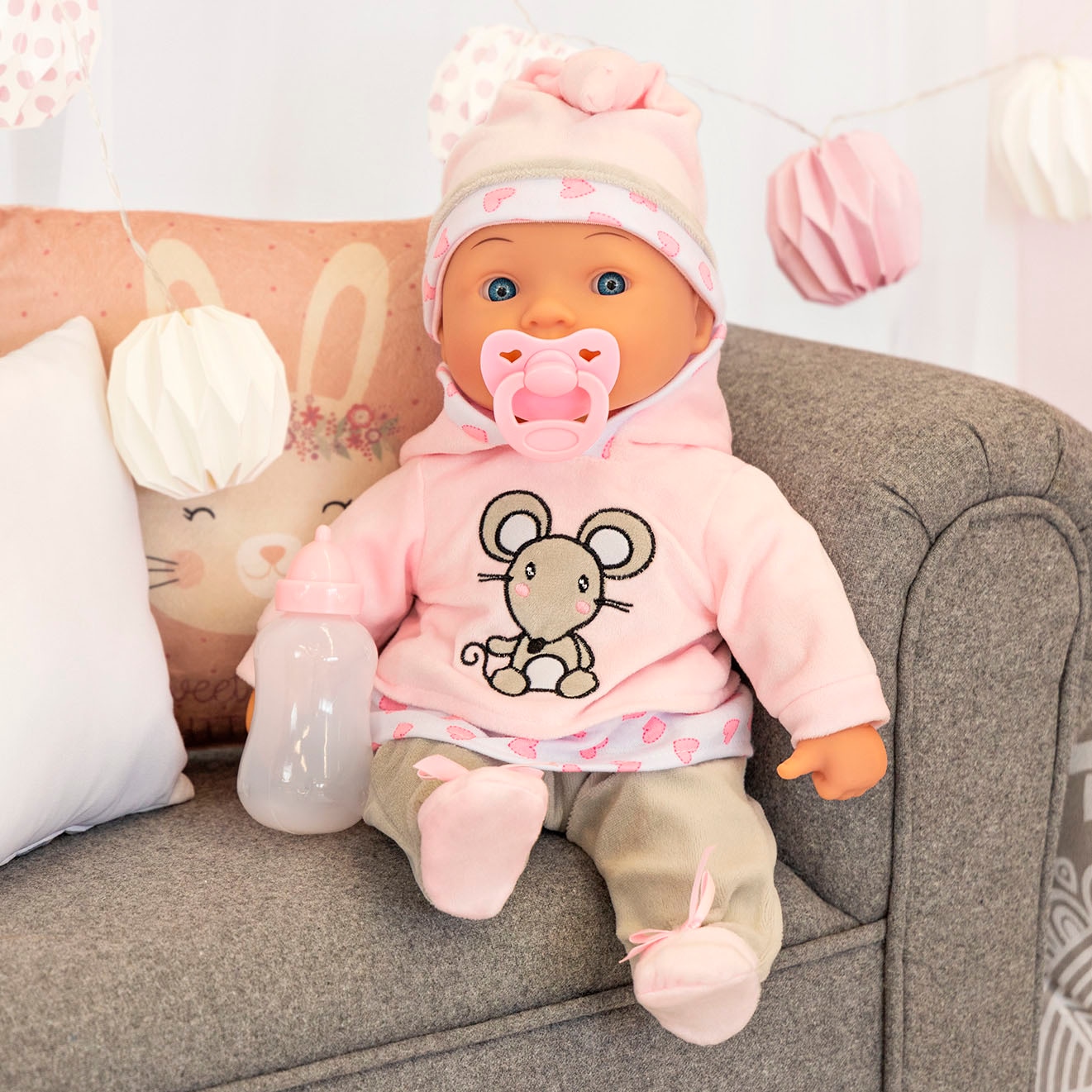 Bayer Babypuppe »Lisa Magic Eyes, 38 cm«