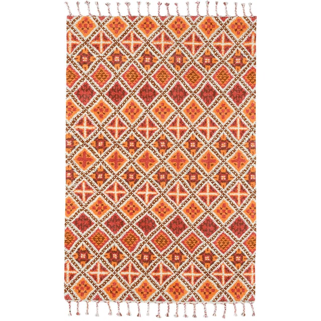 THEKO Wollteppich »Marmoucha«, rechteckig, echter Berber Teppich, reine  Wolle, handgeknüpft, auch als Läufer