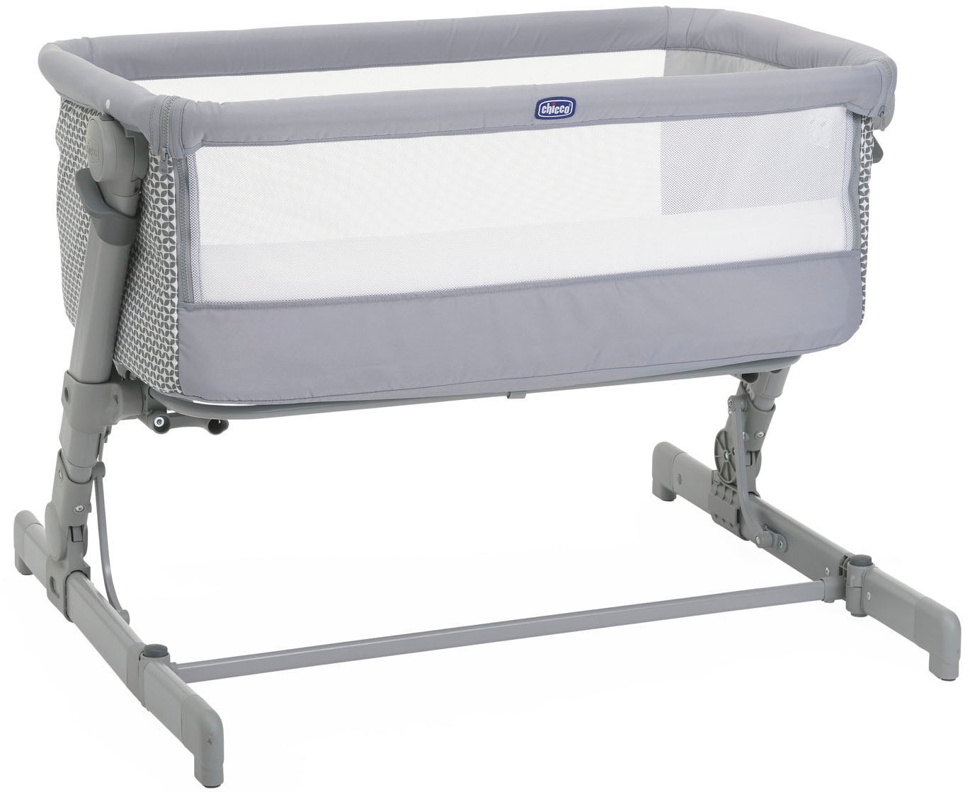 Chicco Beistellbett »next2me go, soft grey«