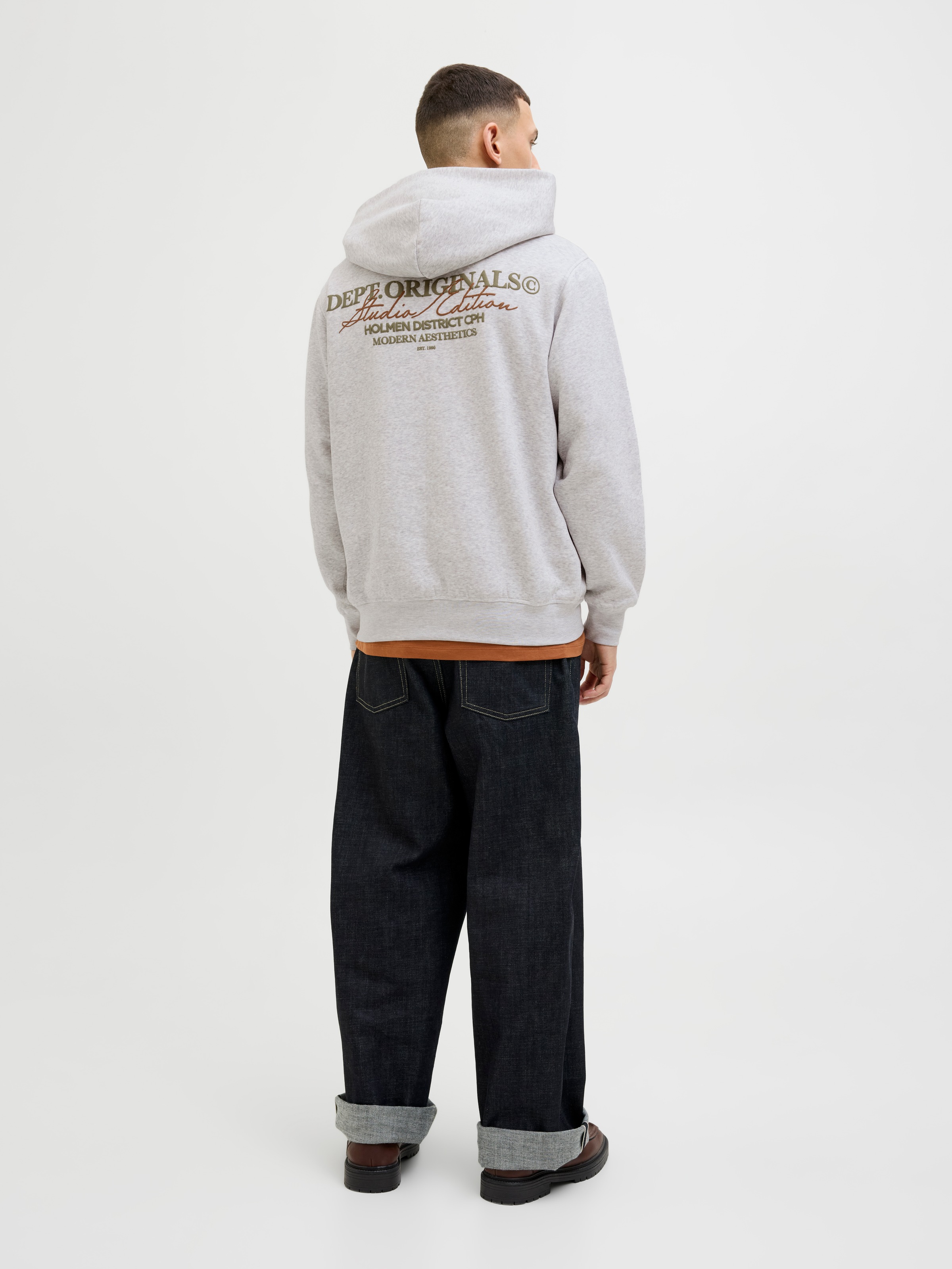 Jack & Jones Kapuzensweatshirt »JORISLINGTON BACK SWEAT HOOD SN«