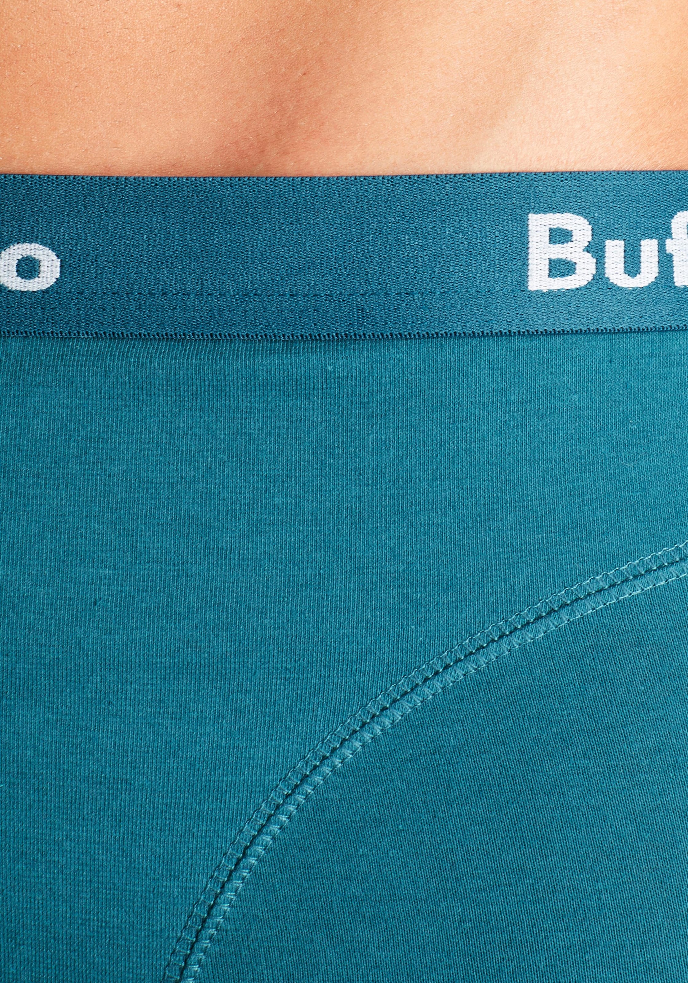 Buffalo Hipster, (Packung, 3 St.), knapp sitzende Boxershorts aus Baumwollmischung