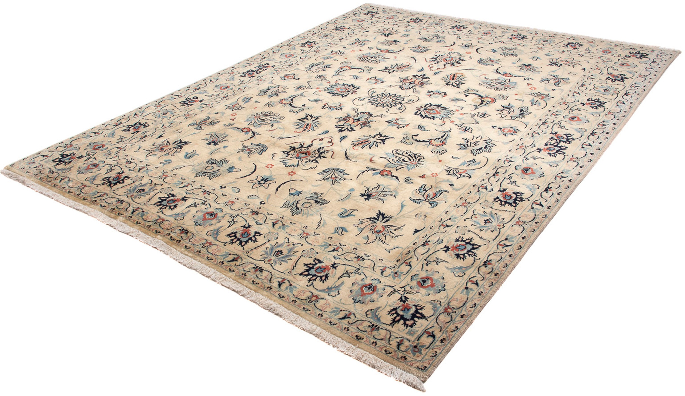 Image of morgenland Orientteppich »Perser - Classic - 280 x 208 cm - beige«, rechteckig, 10 mm Höhe, Wohnzimmer, Handgeknüpft, Einzelstück mit Zertifikat bei Ackermann Versand Schweiz