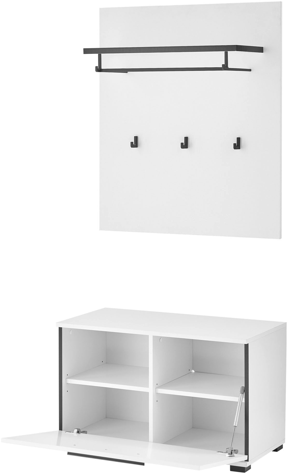 Home affaire Garderoben-Set »Cantara, moderne Garderobe, Komplettset mit viel Stauraum« Komplett-Set, 2 Stk. tlg.