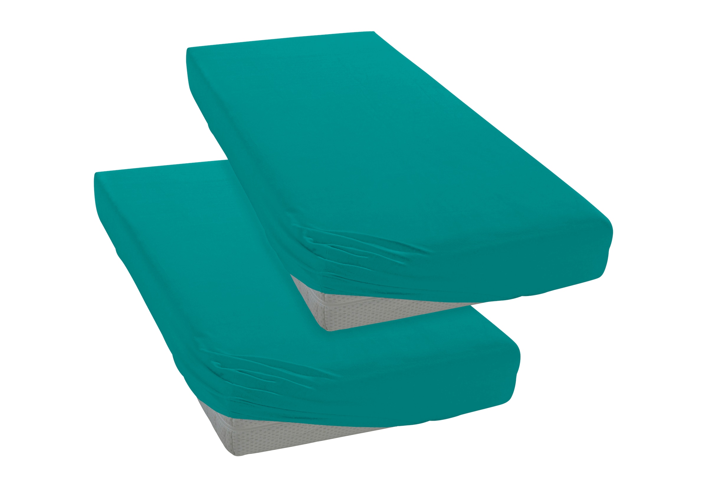 my home Spannbettlaken »PAPRIKA« Bettlaken, Laken, in zwei Qualitäten: Fleece & Jersey, pflegeleicht