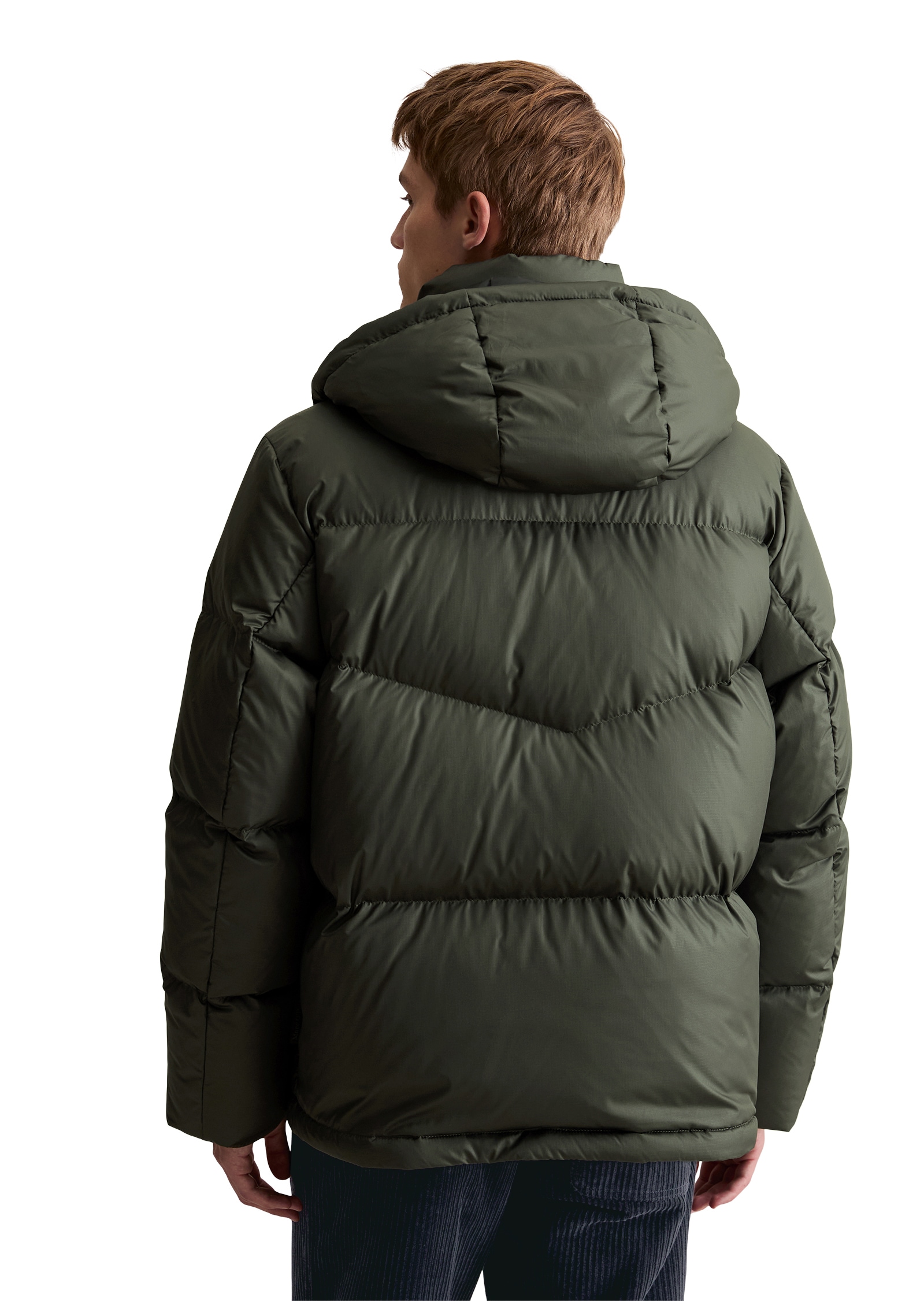 Marc O'Polo DENIM Daunenjacke mit Kapuze Winterjacke, regular fit, mit abnehmbarer Kapuze