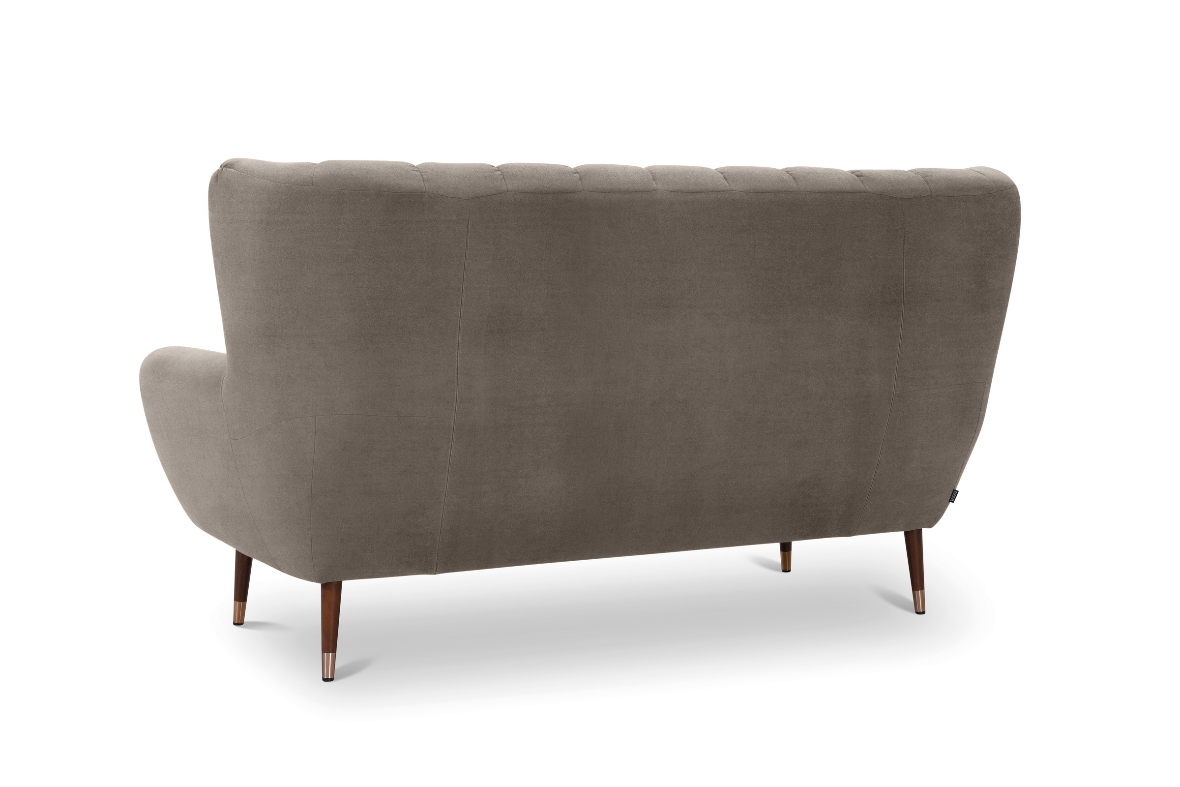 exxpo - sofa fashion 3-Sitzer »Polly, bequem mit hoher Rückenlehne, hohe Füsse, Ohrensesselcouch«, Küchensofa, mit hochwertigen Bezügen