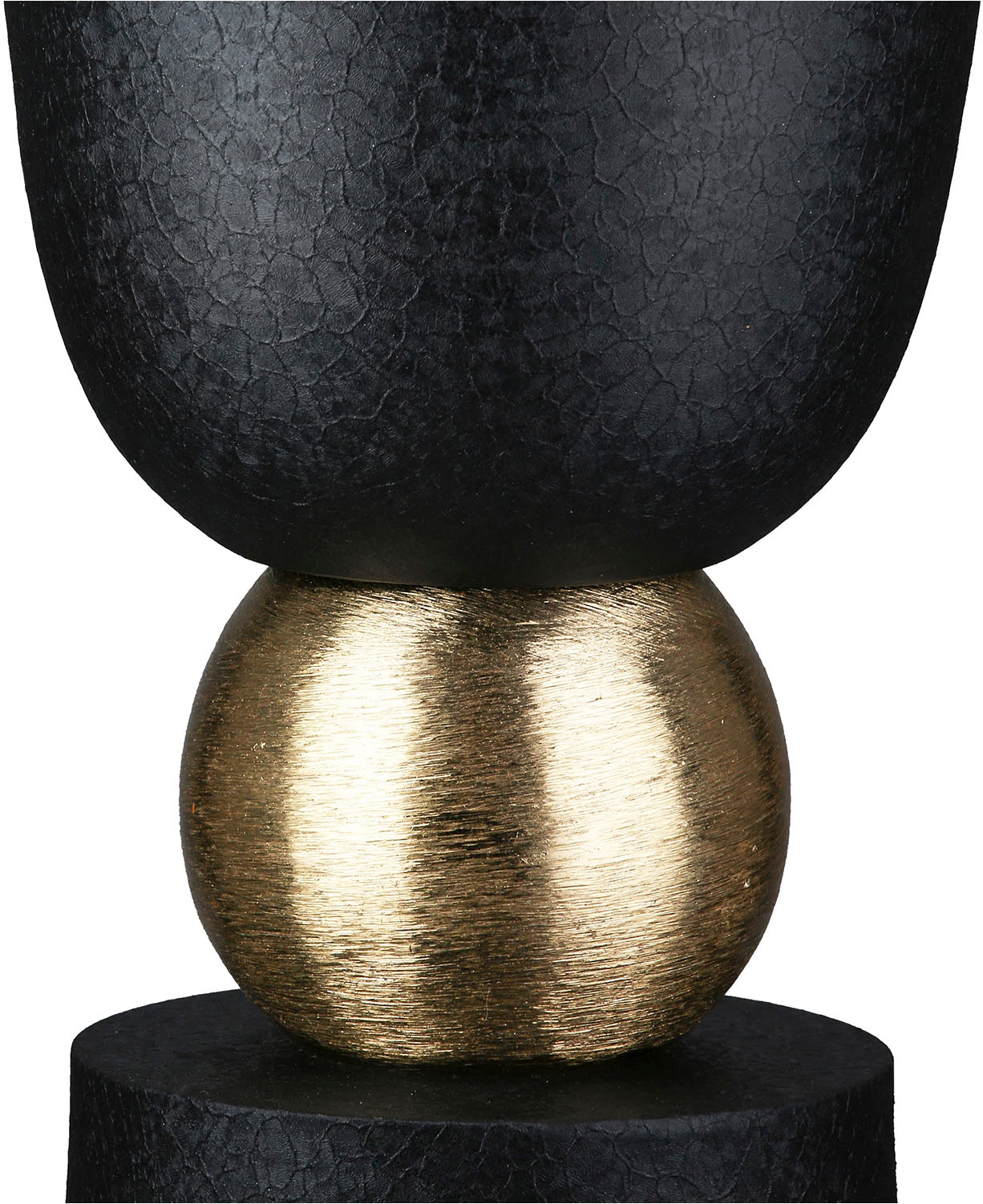 Casablanca by Gilde Vase de table »Vase konisch Nama schwarz«