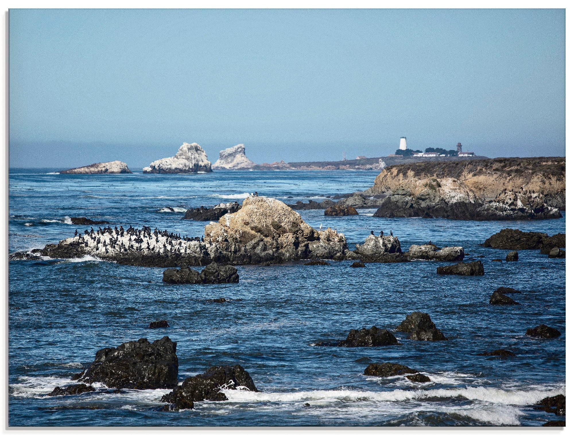 Image of Artland Glasbild »Kalifornische Küste«, Gewässer, (1 St.) bei Ackermann Versand Schweiz