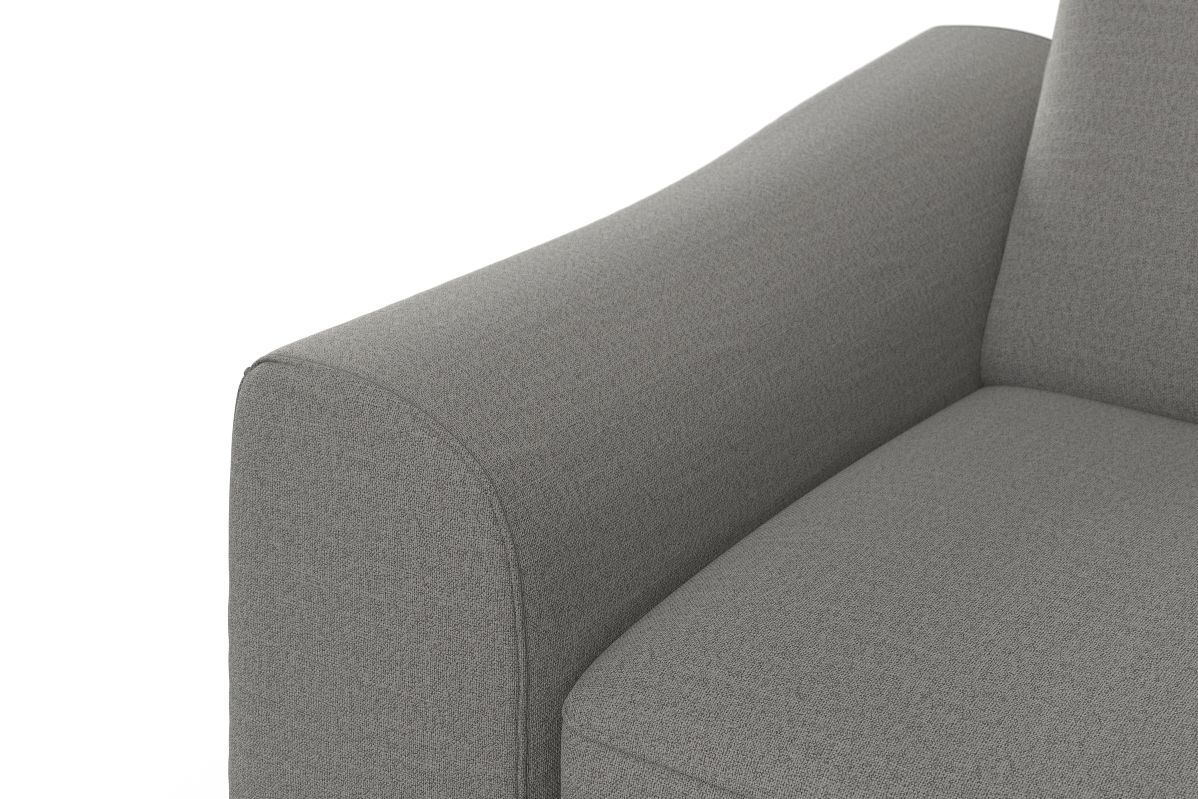 sit&more Ecksofa »Dundee L-Form« mit Federkern und Massivholzfüssen, wahlweise mit Kopfteilverstellung