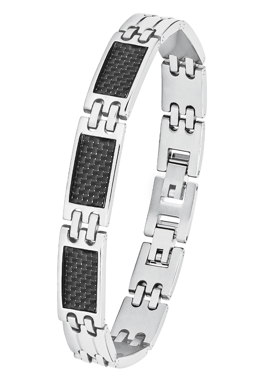 Tendance Acheter en ligne Amor aus confortablement »9352494«, Edelstahl Armband + Carbon