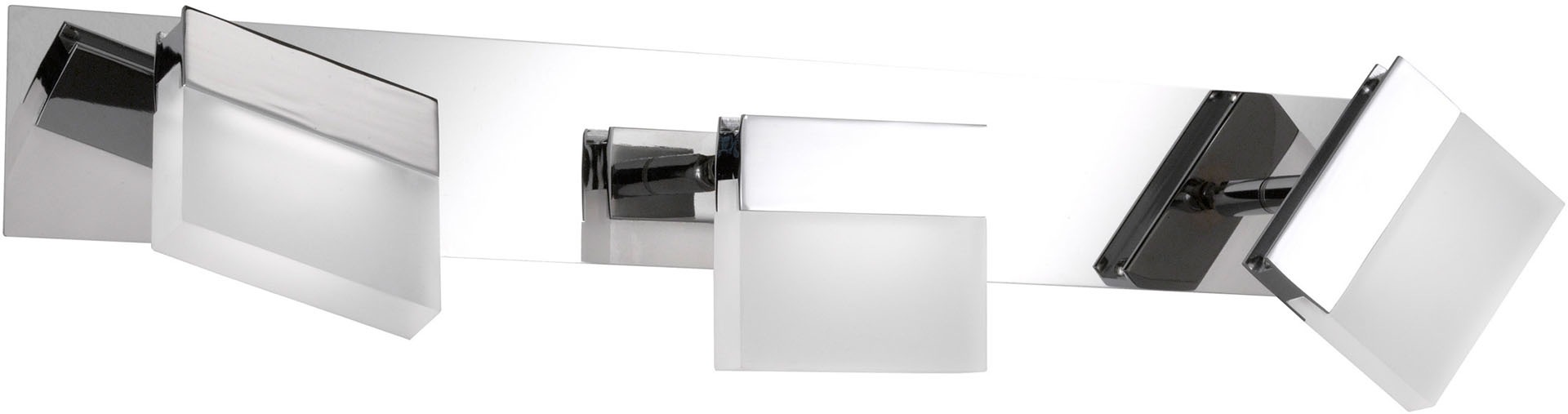 Image of WOFI LED Wandleuchte »SPA LINE SONETT 3FLG«, LED-Modul, 1 St., Warmweiss, klare Formenstruktur bei Ackermann Versand Schweiz