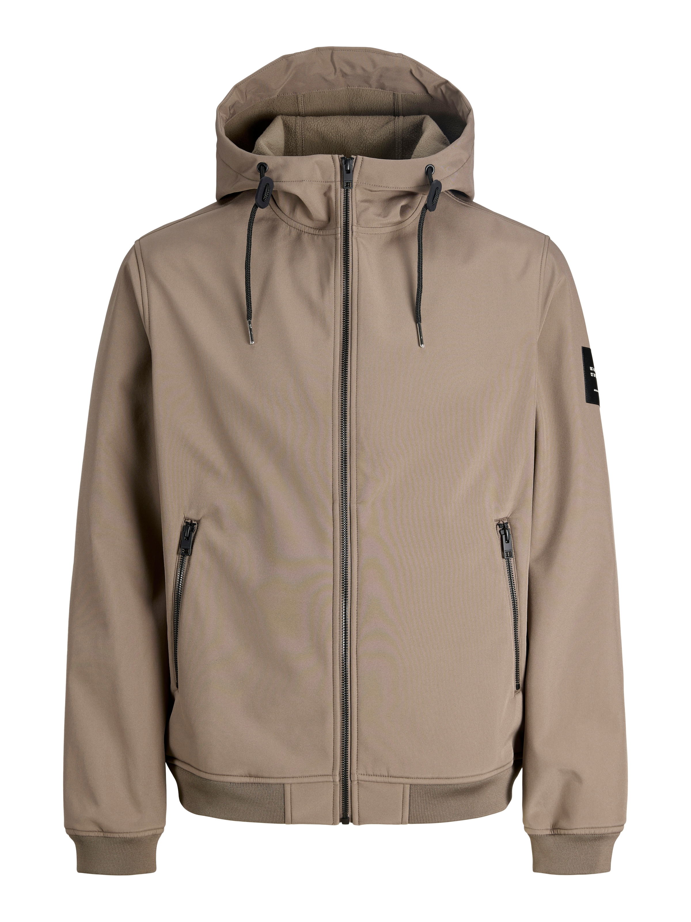 Jack & Jones Veste softshell »JJEBASIC mit wasserabweisender Funktion« mit Kapuze Kunstfaser, regular fit