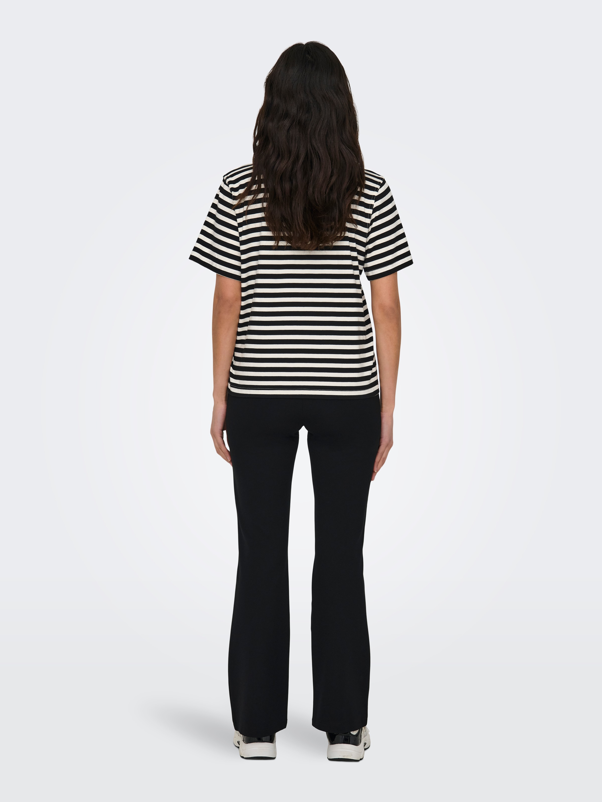 ONLY Kurzarmshirt »ONLLIVINA S/S STRIPE TEE JRS NOOS«