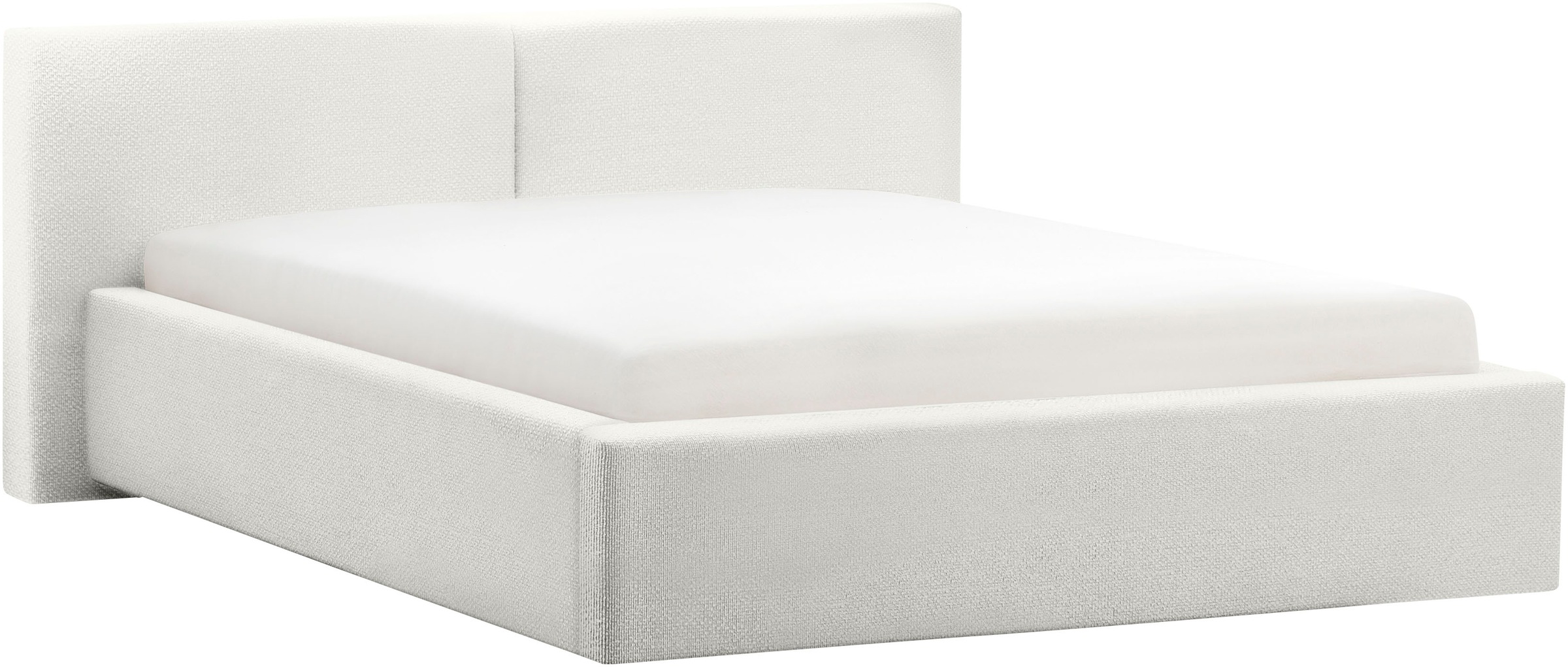 meise.möbel Polsterbett »Cube wahlweise mit Matratze und Bettkasten«, extra flaches Kopfteil, erhältlich in den Breiten 140cm, 160cm & 180cm