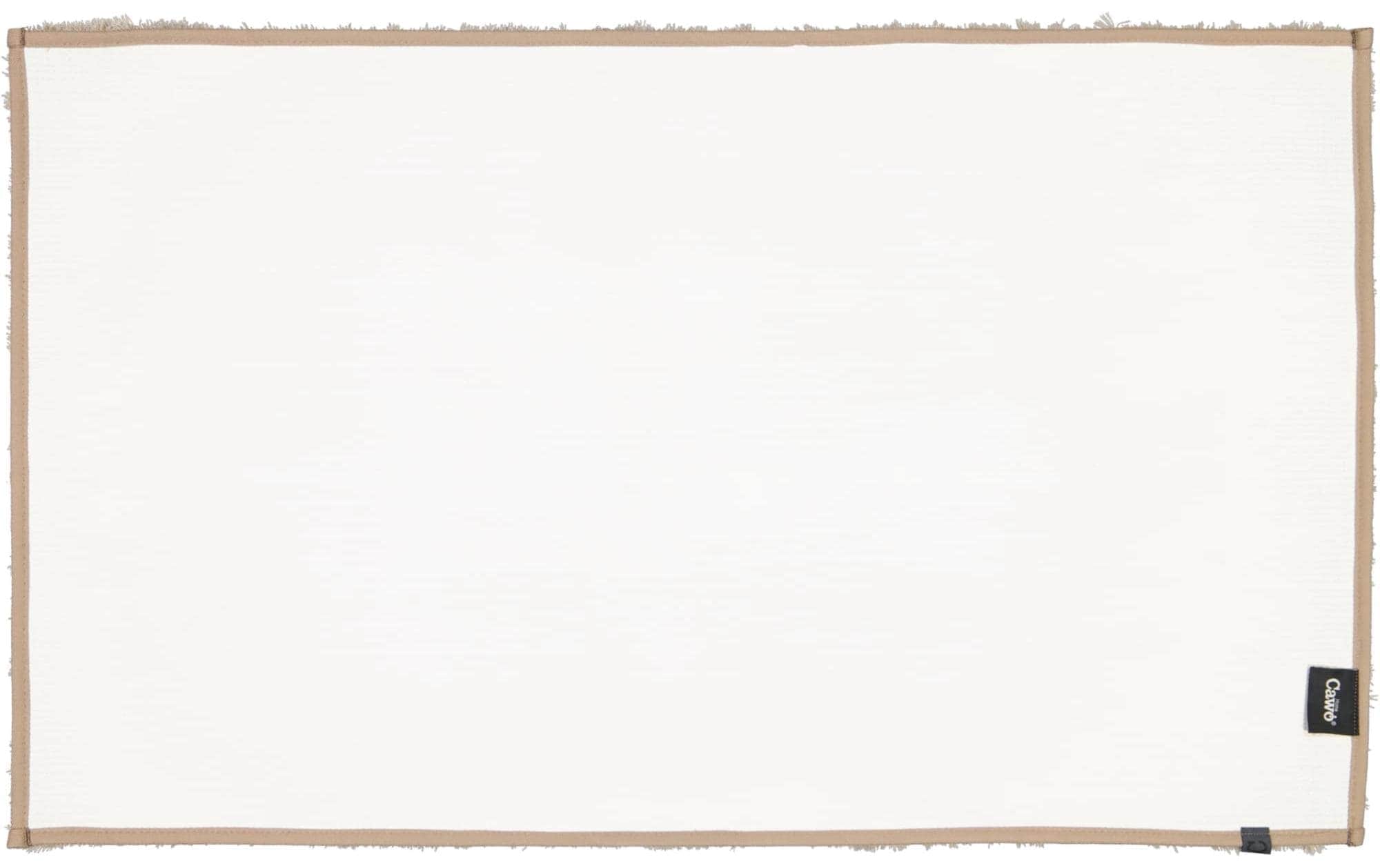 Cawö Badematte »Solid 60 x 100 cm« Rutschfeste Badematte in zeitlosem Uni-Design