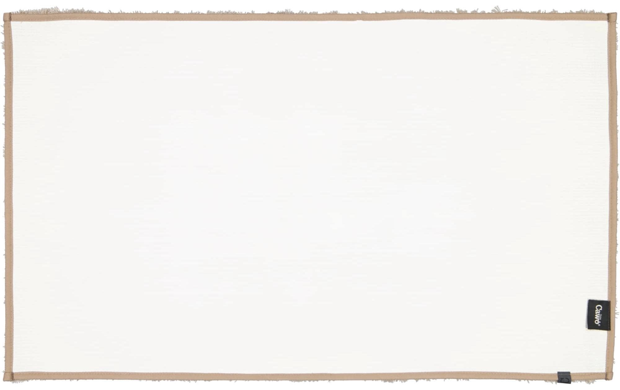 Image of Cawö Badematte "Solid 60 x 100 cm" Rutschfeste Badematte in zeitlosem Uni-Design