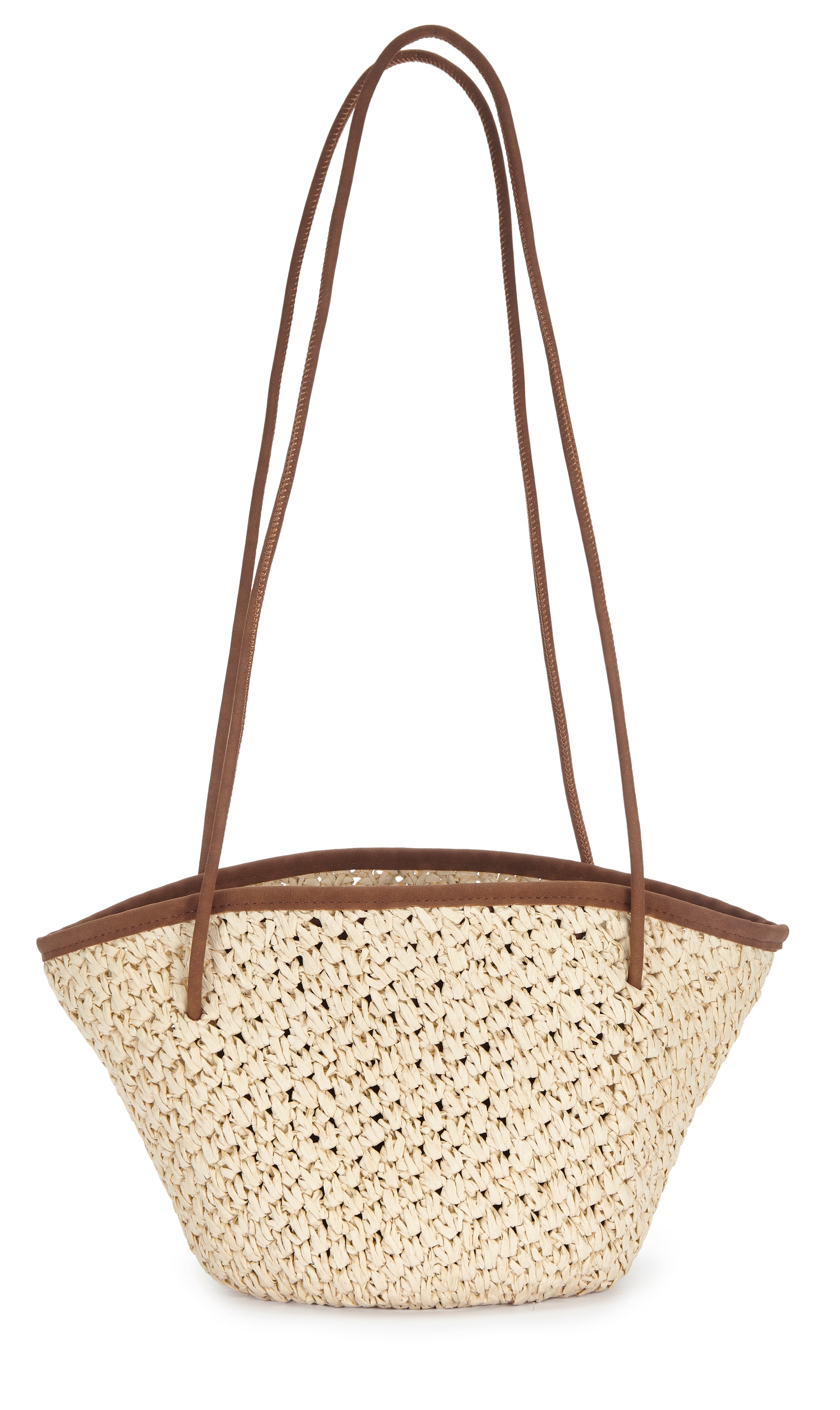 LASCANA Shopper »Strandtasche, Schultertasche, Korbtasche, Tragetasche, Einkaufstasche« Handtasche in modischer Bast-Optik