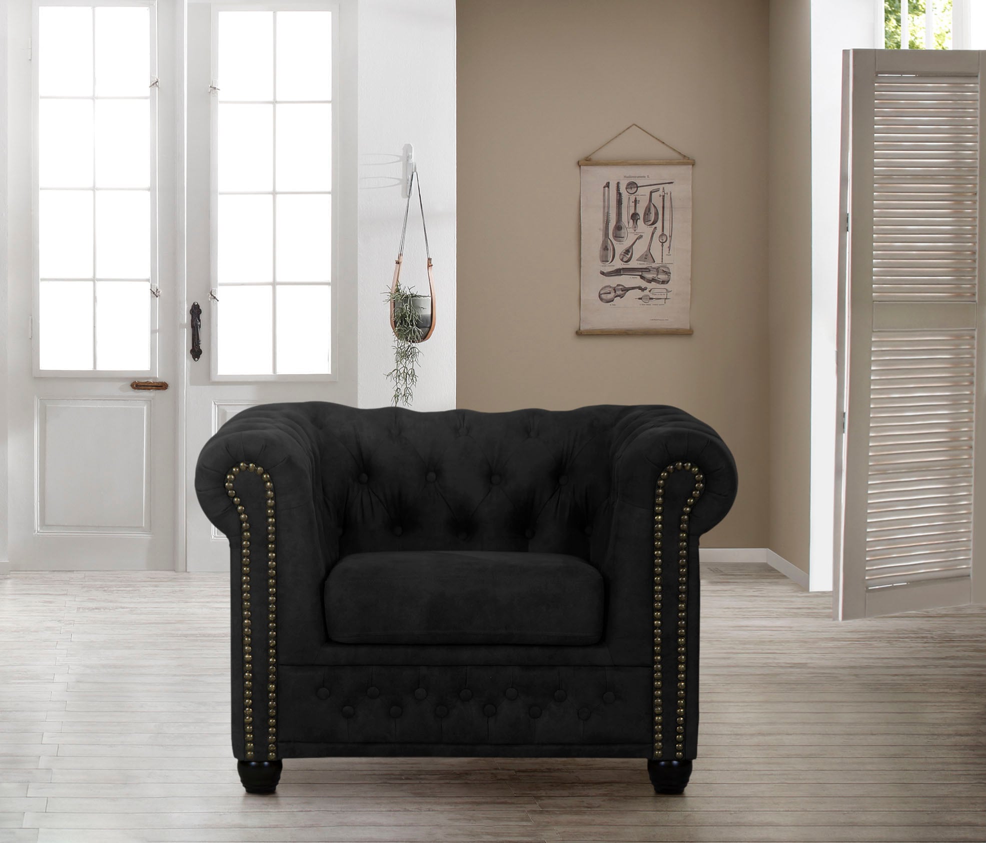 Home affaire Chesterfield-Sessel »Rysum«, passend zur Serie "Rysum" B/T/H: 94/86/72 cm