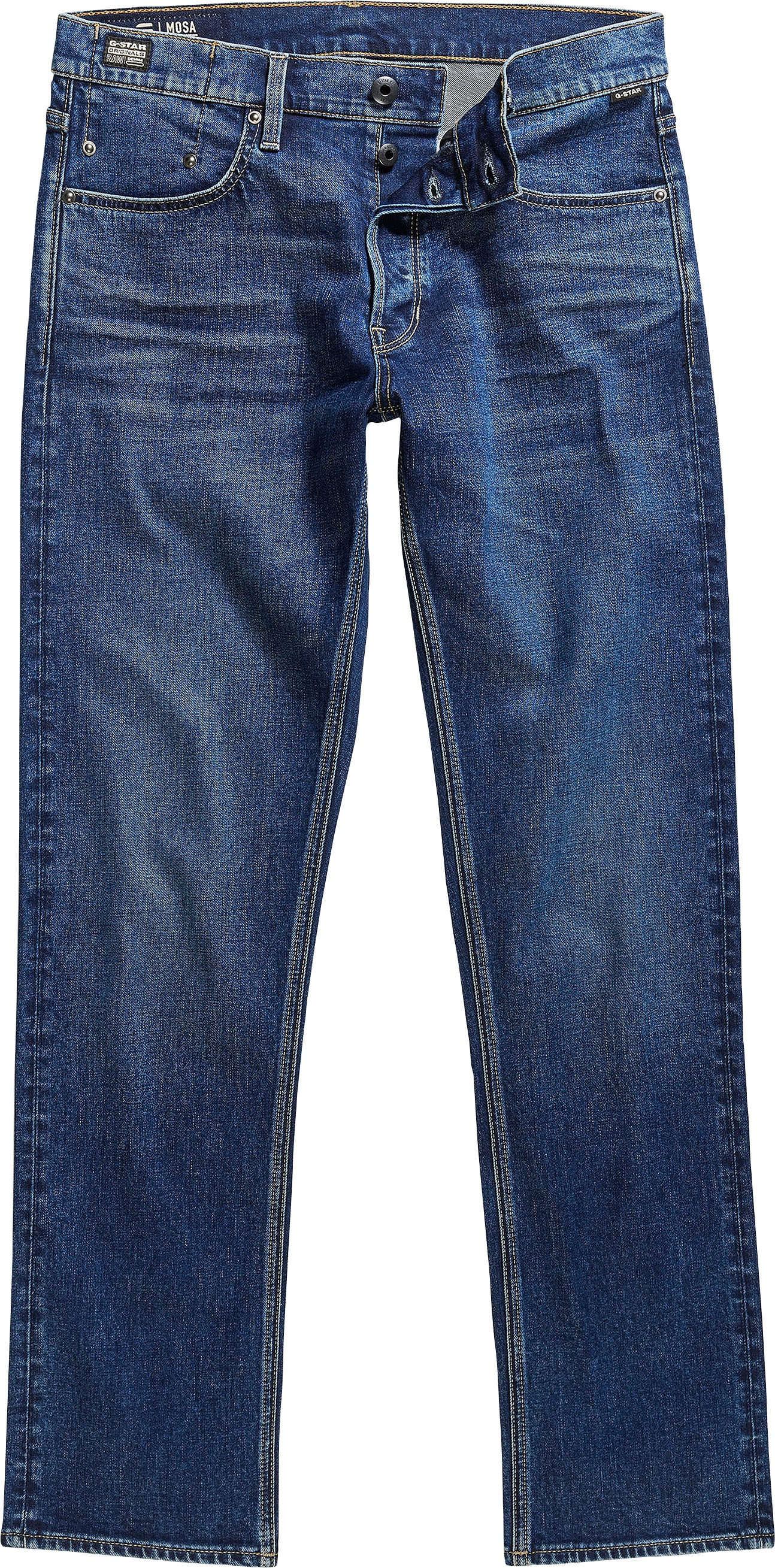 G-Star RAW Straight-Jeans »Mosa Straight«, mit hellen Nähten