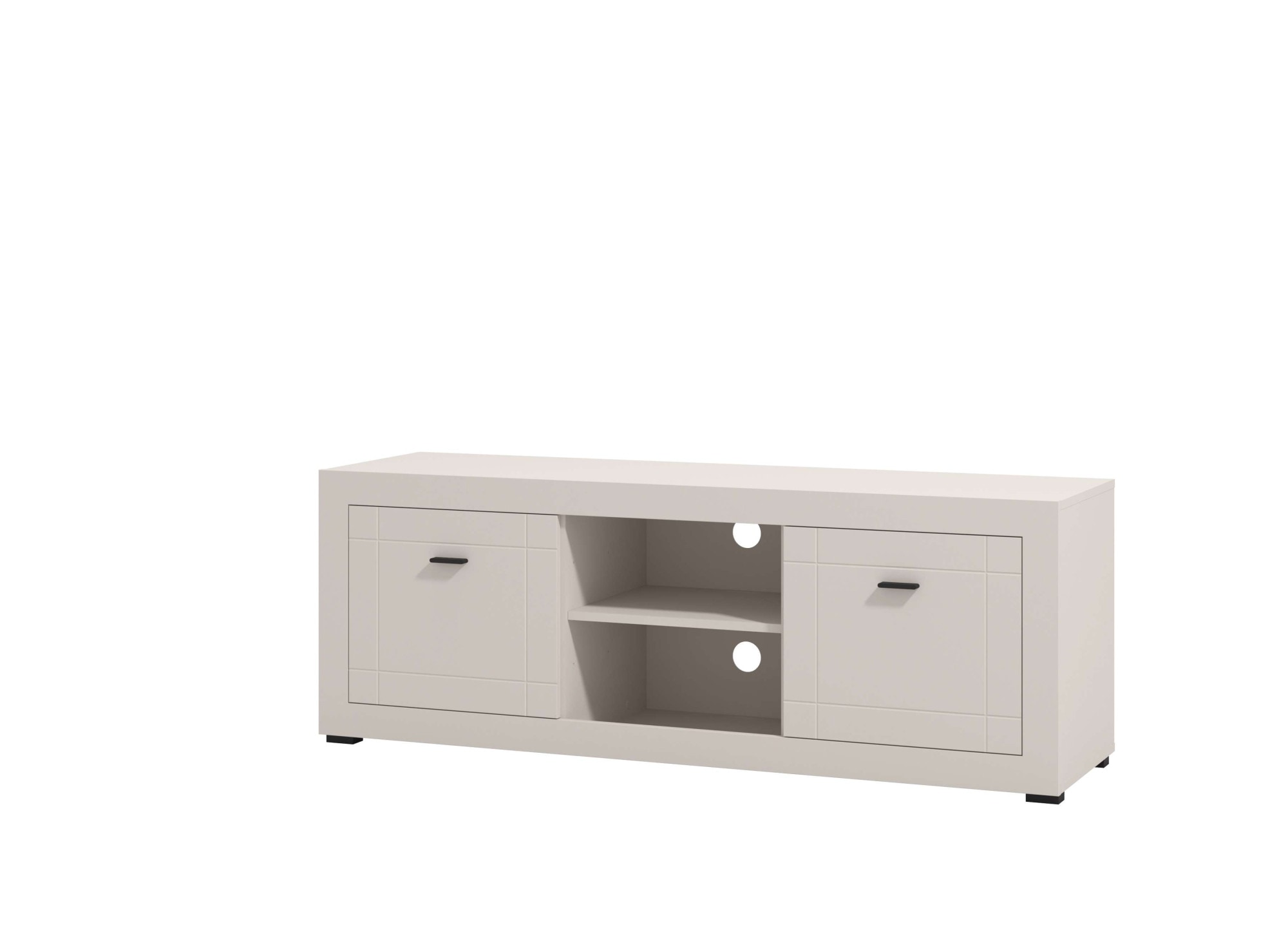 Image of Home affaire Lowboard "Warwick TV-Board, TV-Kommode, TV-Schrank, TV-Unterschrank, TV-Möbel" Elegantes Lowboard in Kaschmir mit viel Stauraum, Heissfolienprägung