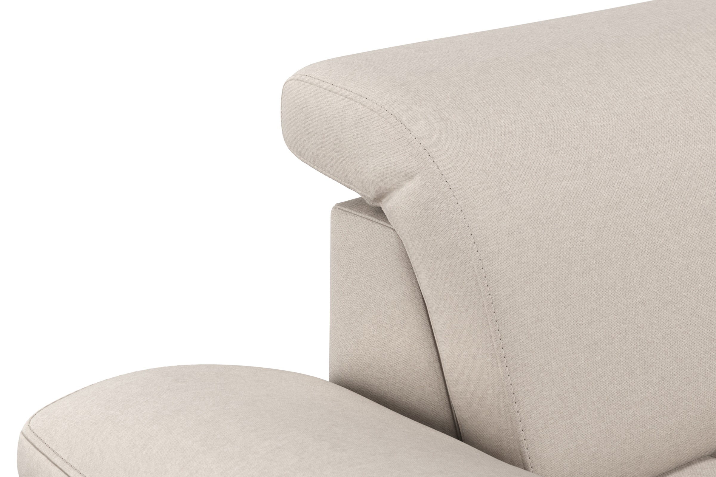 sit&more Ecksofa »Cool L-Form« wahlweise mit Kopfteilverstellung und Vorziehsitz, motorisch