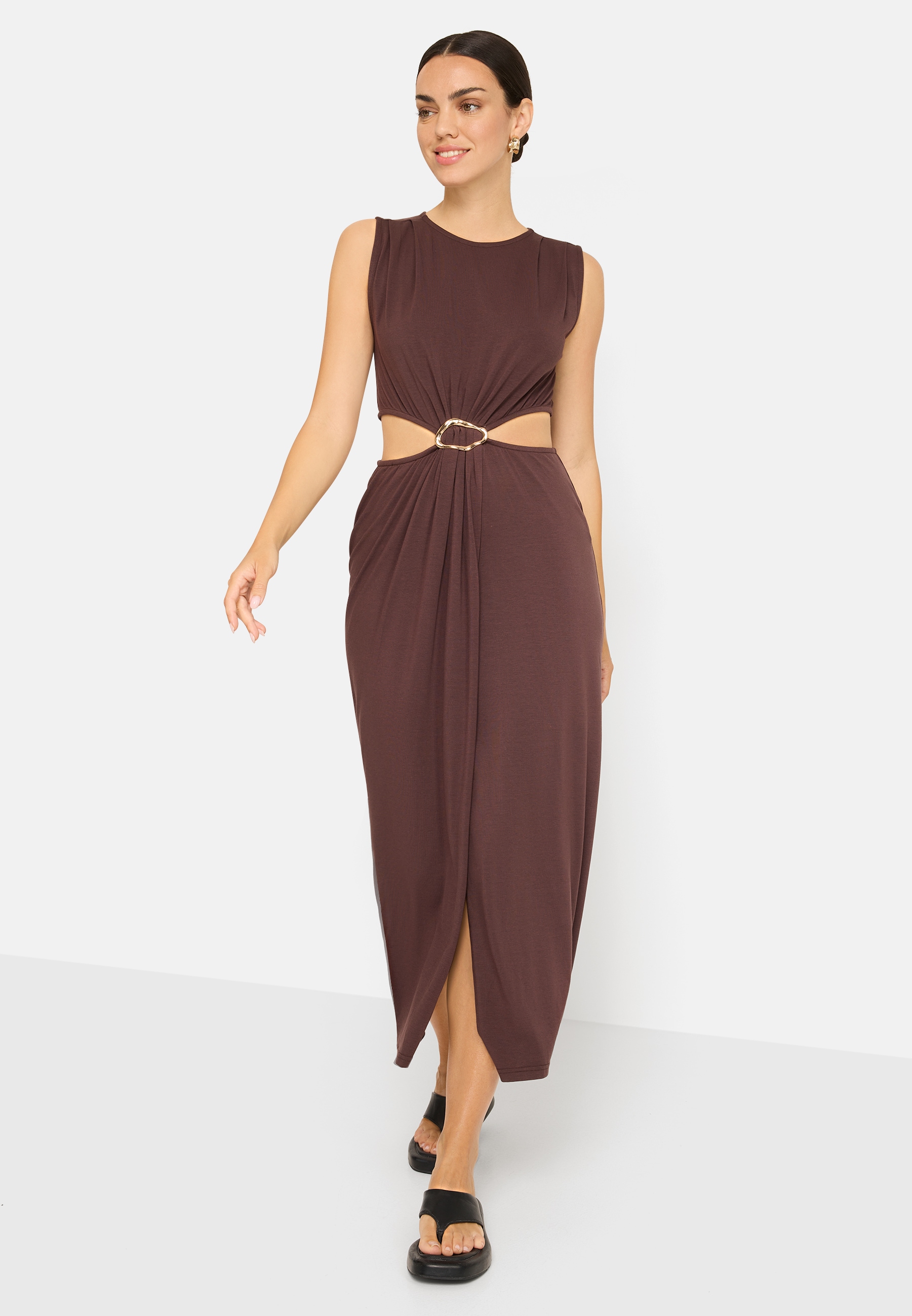 Image of LSCN by LASCANA Maxikleid Ohne Taschen mit modischen Cut-outs in der Taille