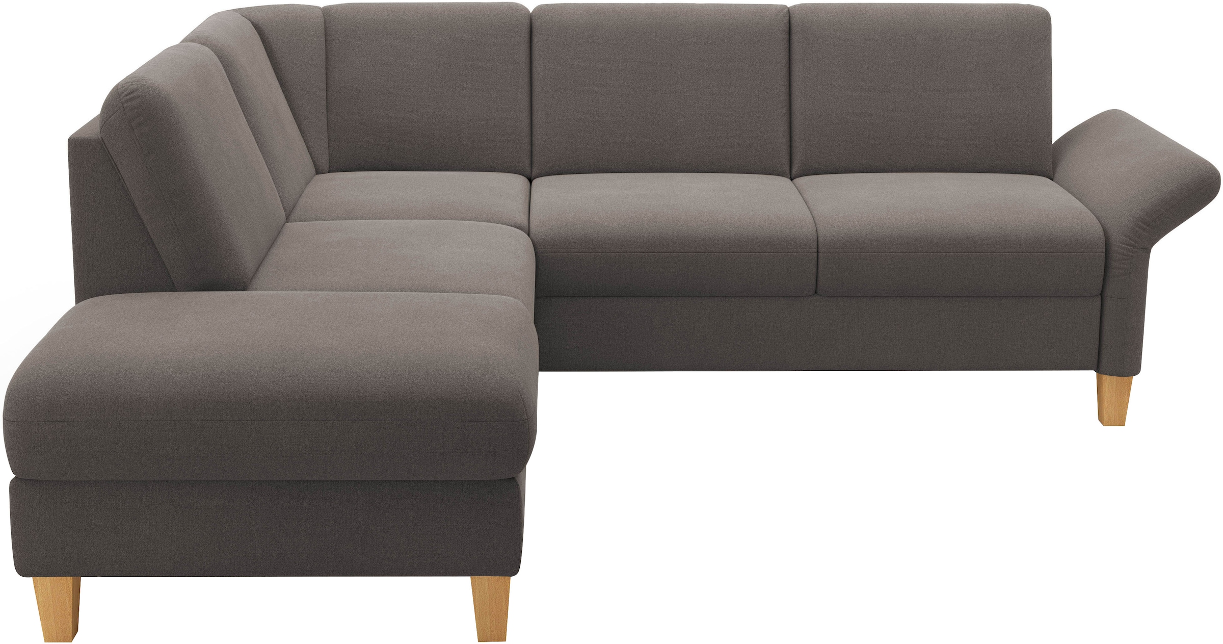 Home affaire Ecksofa »Rochelle, L-Form«, wahlweise mit Armteilverstellung, Bettfunktion und Bettkasten