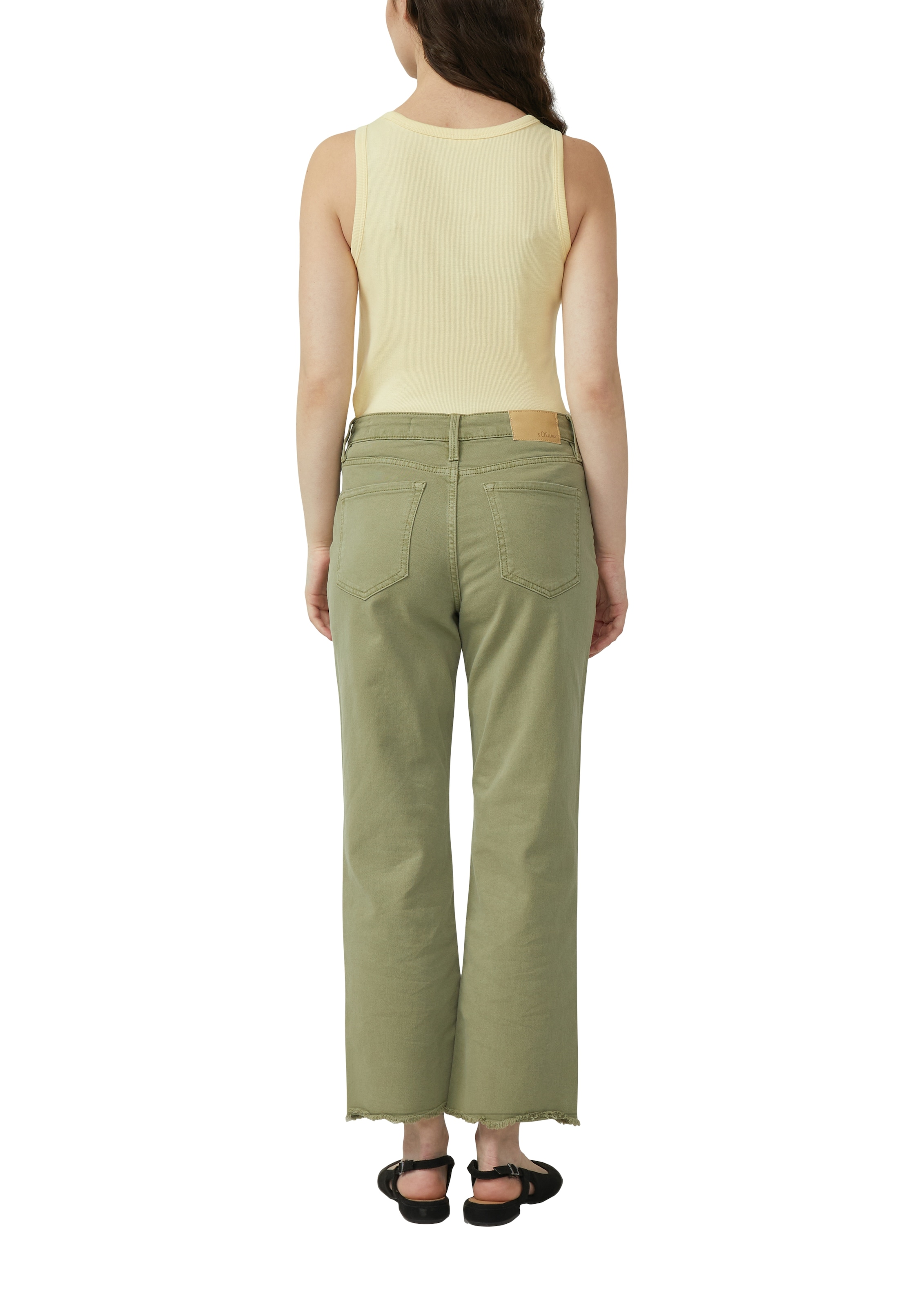 s.Oliver Tanktop in Rippoptik, Regular Fit, Rundhalsausschnitt