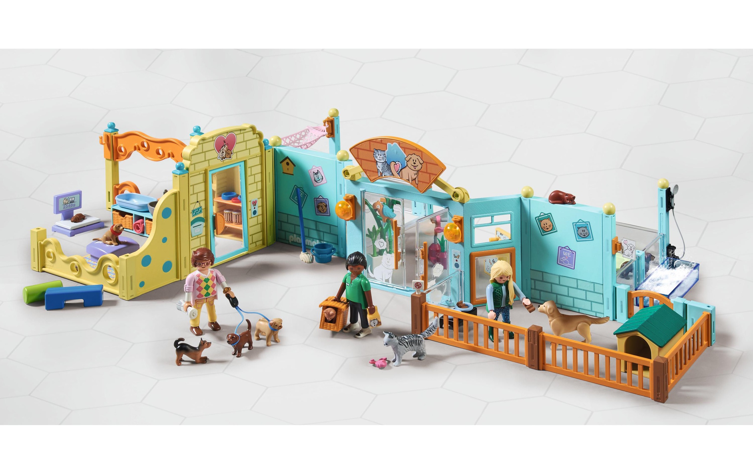 Playmobil® Spielbausteine »My Life Tierhotel 71742«, (191 St.)