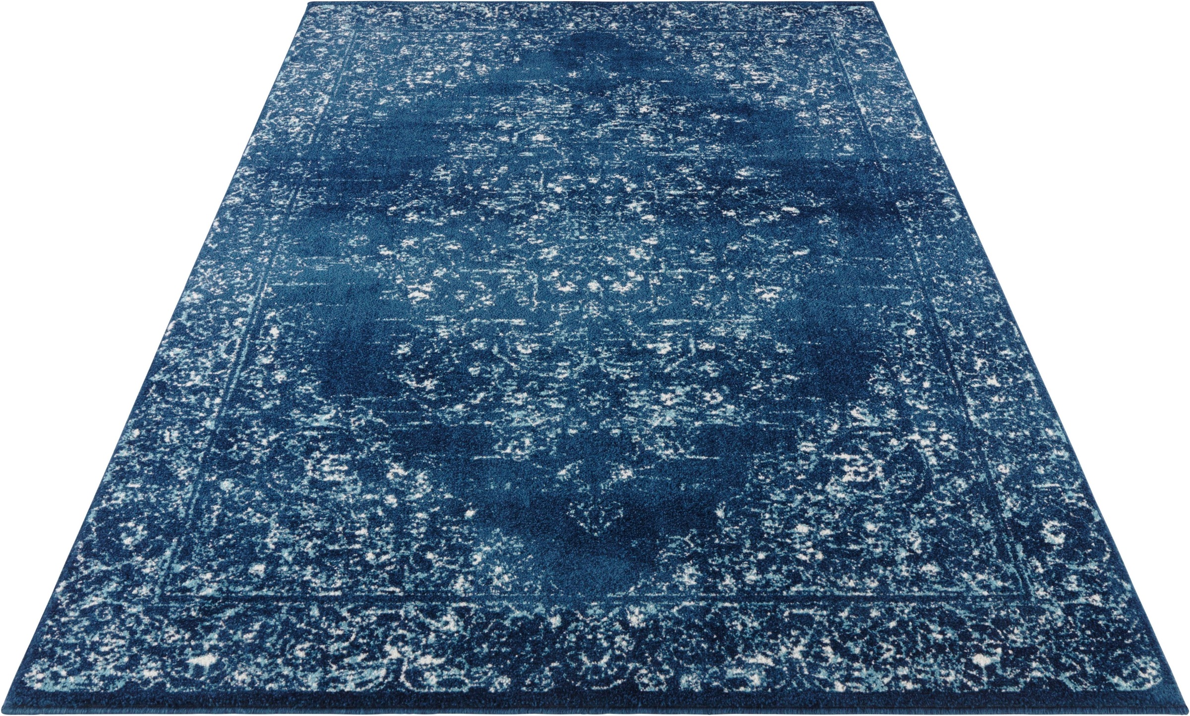 Image of NOURISTAN Teppich »Pandeh«, rechteckig, 10 mm Höhe, Kurzflor, Orient Optik, Used Look, kräftige Farben, Wohnzimmer, Schlafzimmer, Robust, Pflegeleicht, Gekettelt bei Ackermann Versand Schweiz