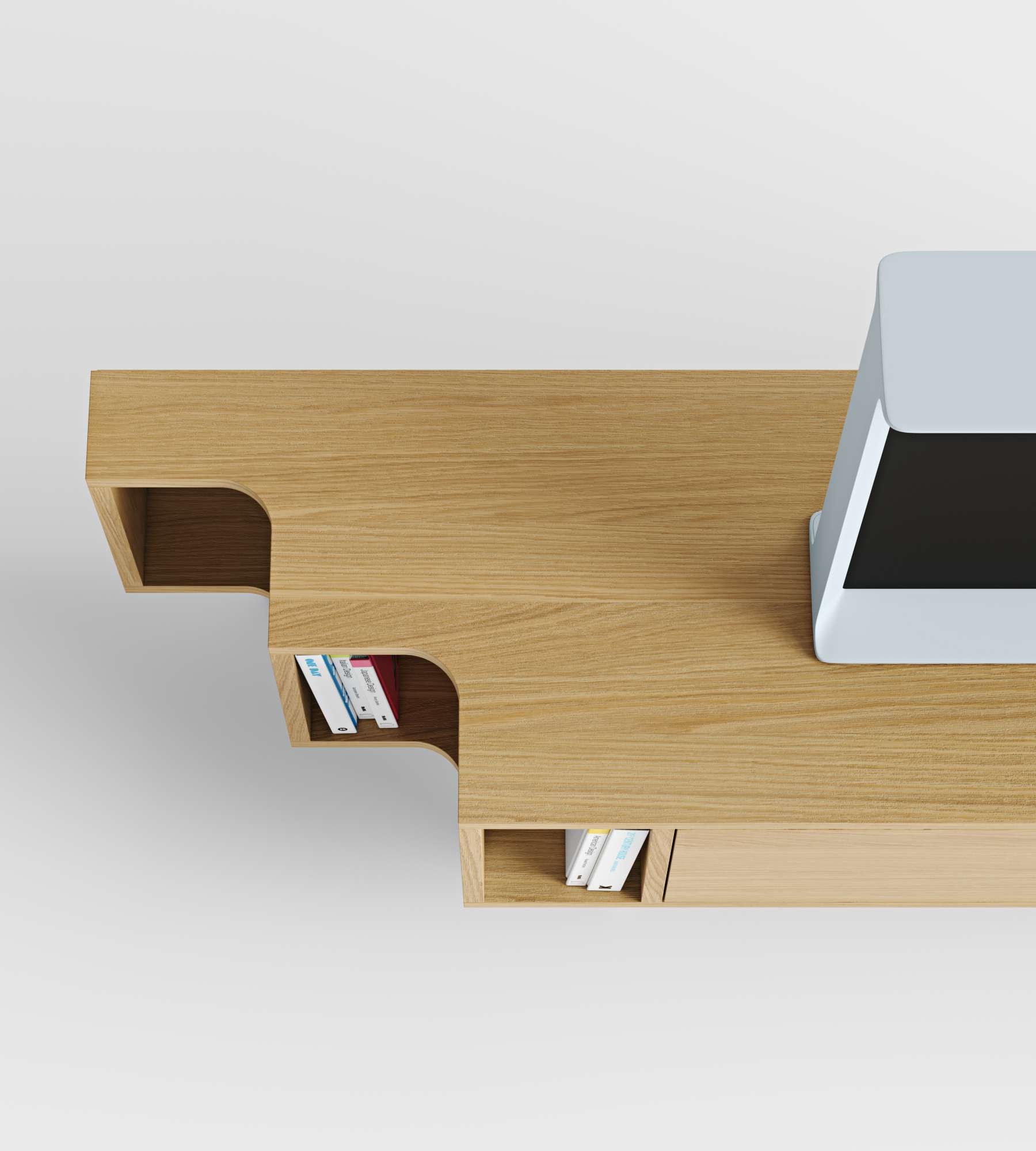 Woodman TV-Board »Shift«, mit Echtholzfurnier aus Eiche, Breite 189 cm, mit Push-to-Open, FSC®