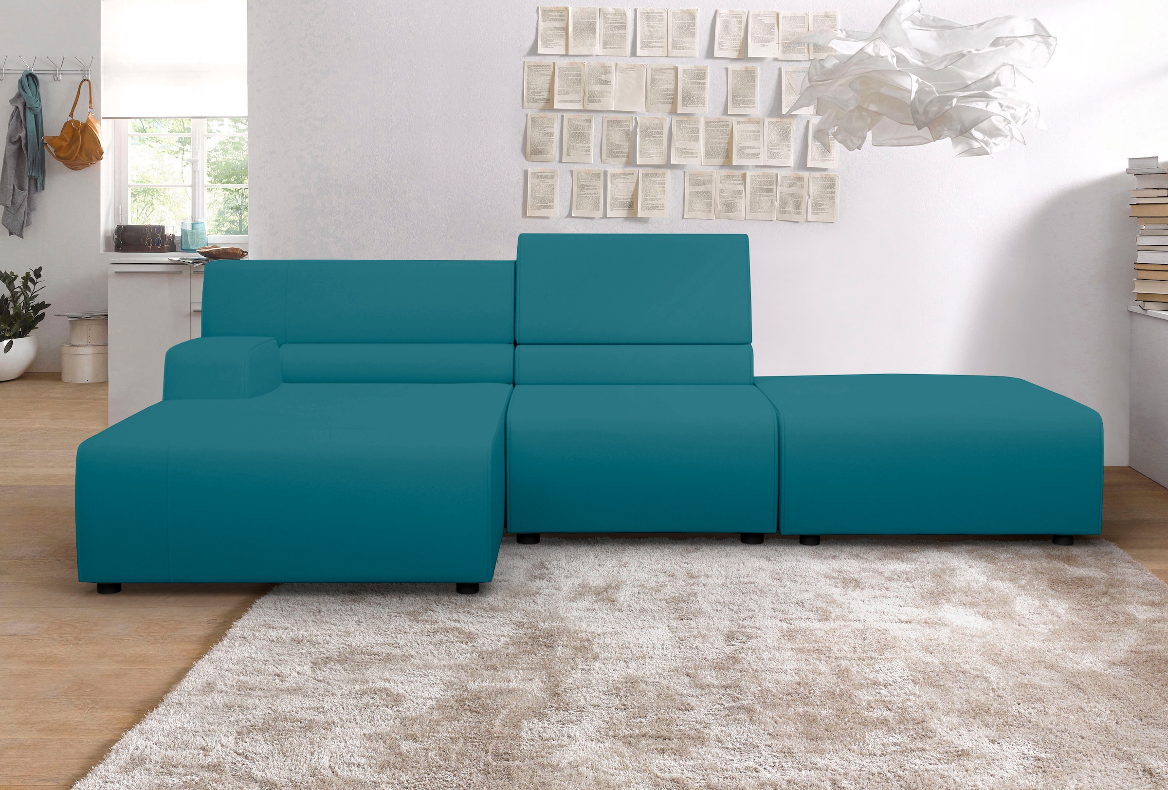 Egoitaliano Ecksofa »Babouche, Designsofa mit aussergewöhnlichem Sitzkomfort zum Wohlfühlen«